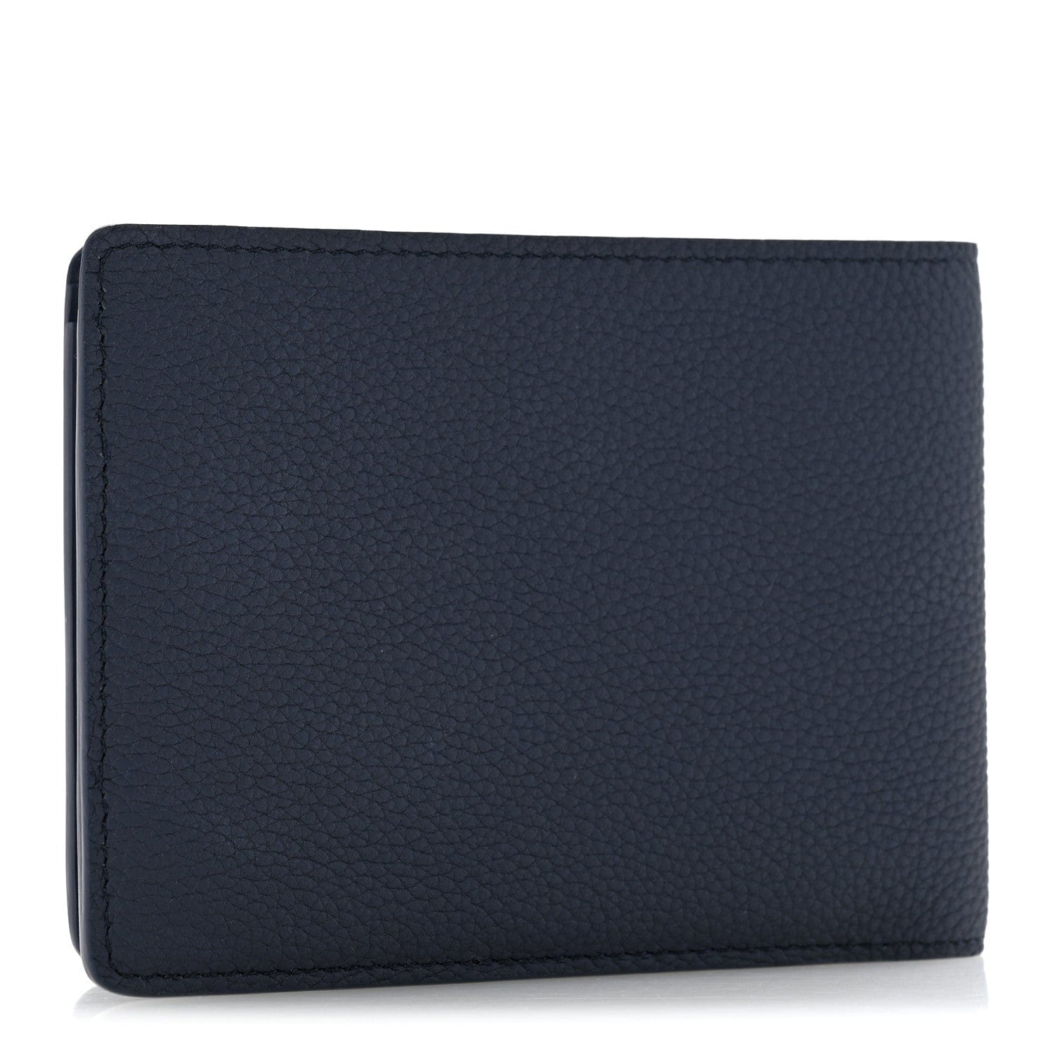 Louis Vuitton Grained Calfskin Multiple Wallet Navy