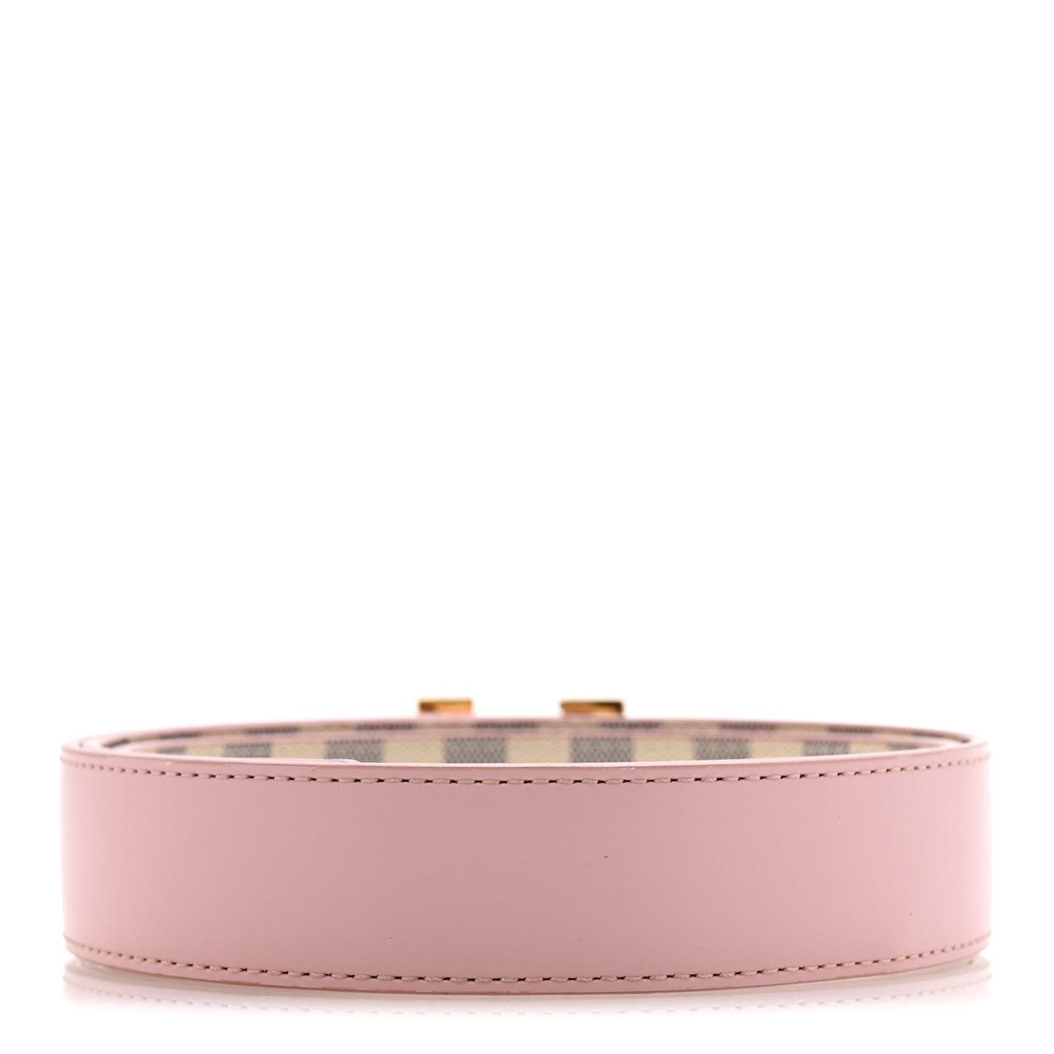 Louis Vuitton Damier Azur 30 mm LV Initiales Reversible Belt 85 34 Pink