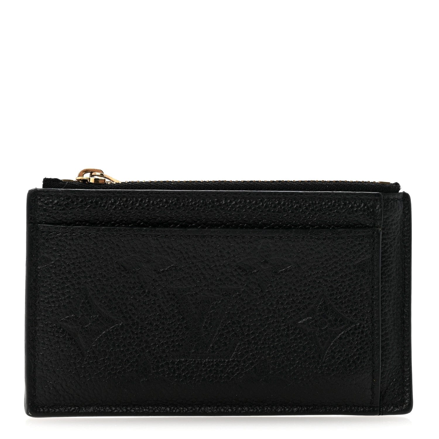 Louis Vuitton Empreinte Zipper Card Holder Black