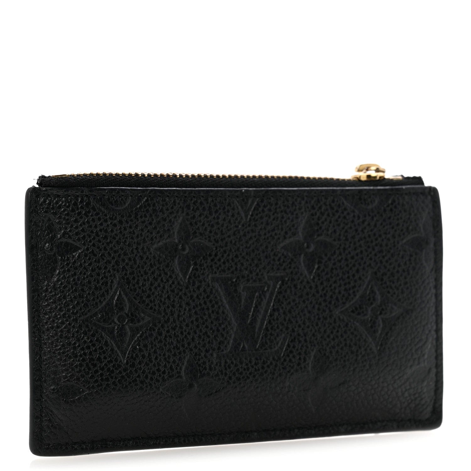 Louis Vuitton Empreinte Zipper Card Holder Black
