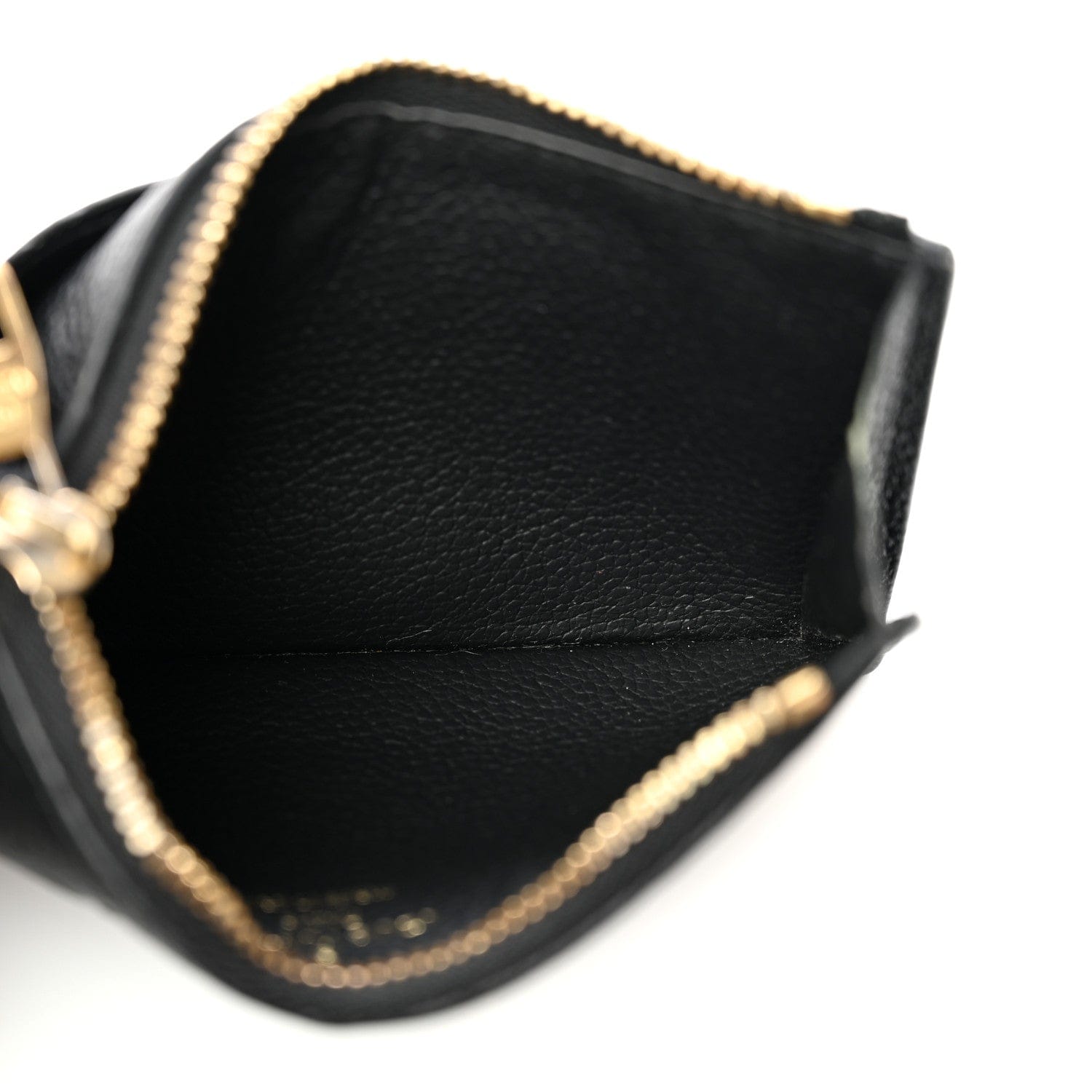 Louis Vuitton Empreinte Zipper Card Holder Black