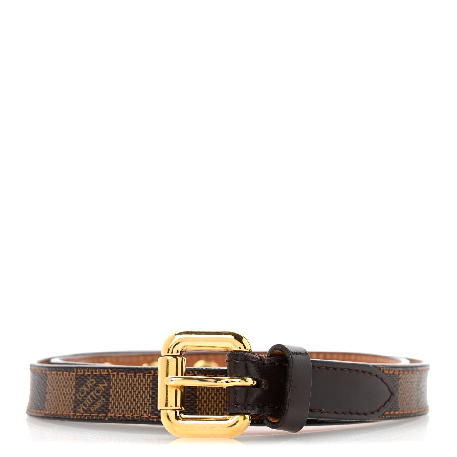 Louis Vuitton Damier Ebene 20 mm Belt 80 32