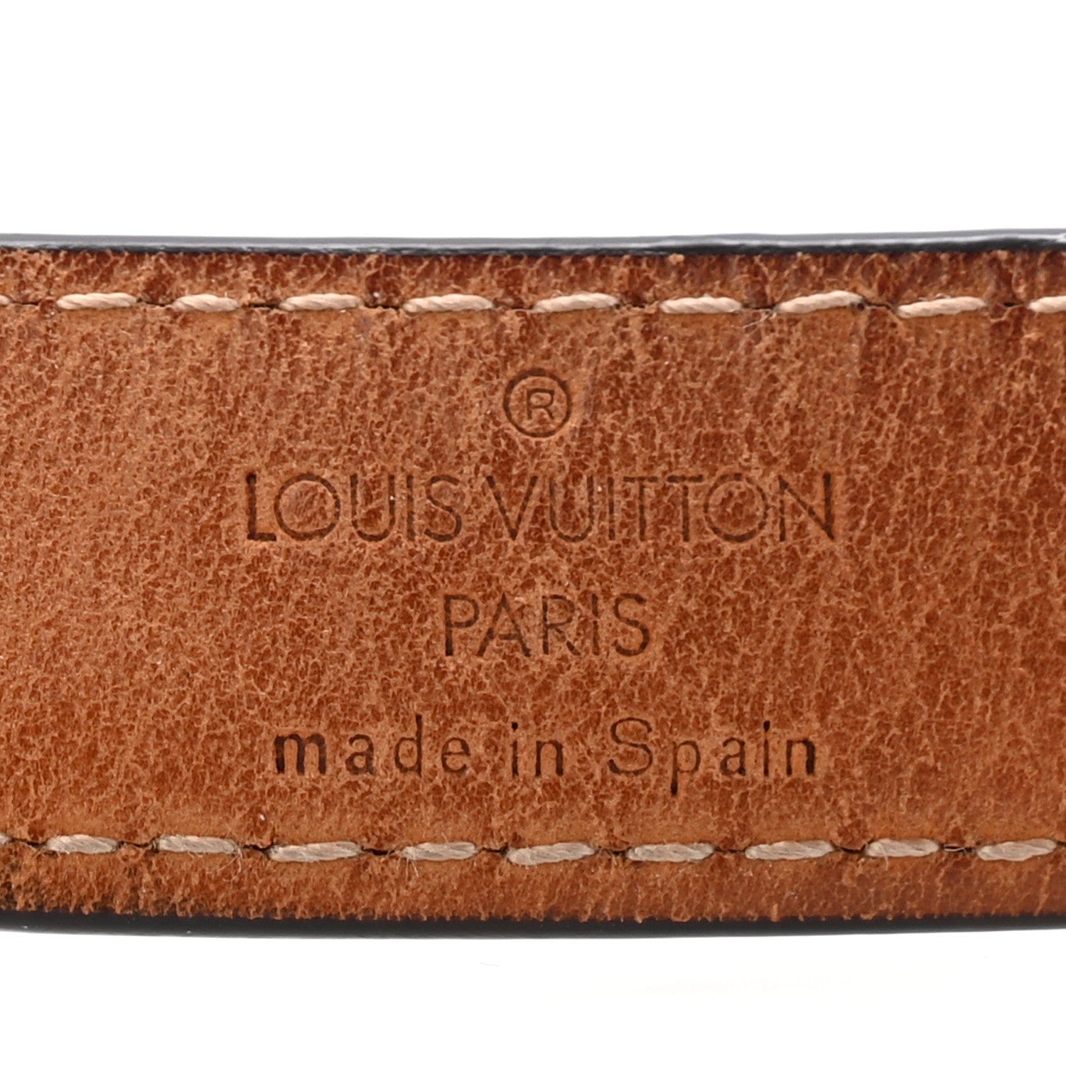 Louis Vuitton Damier Ebene 20 mm Belt 80 32
