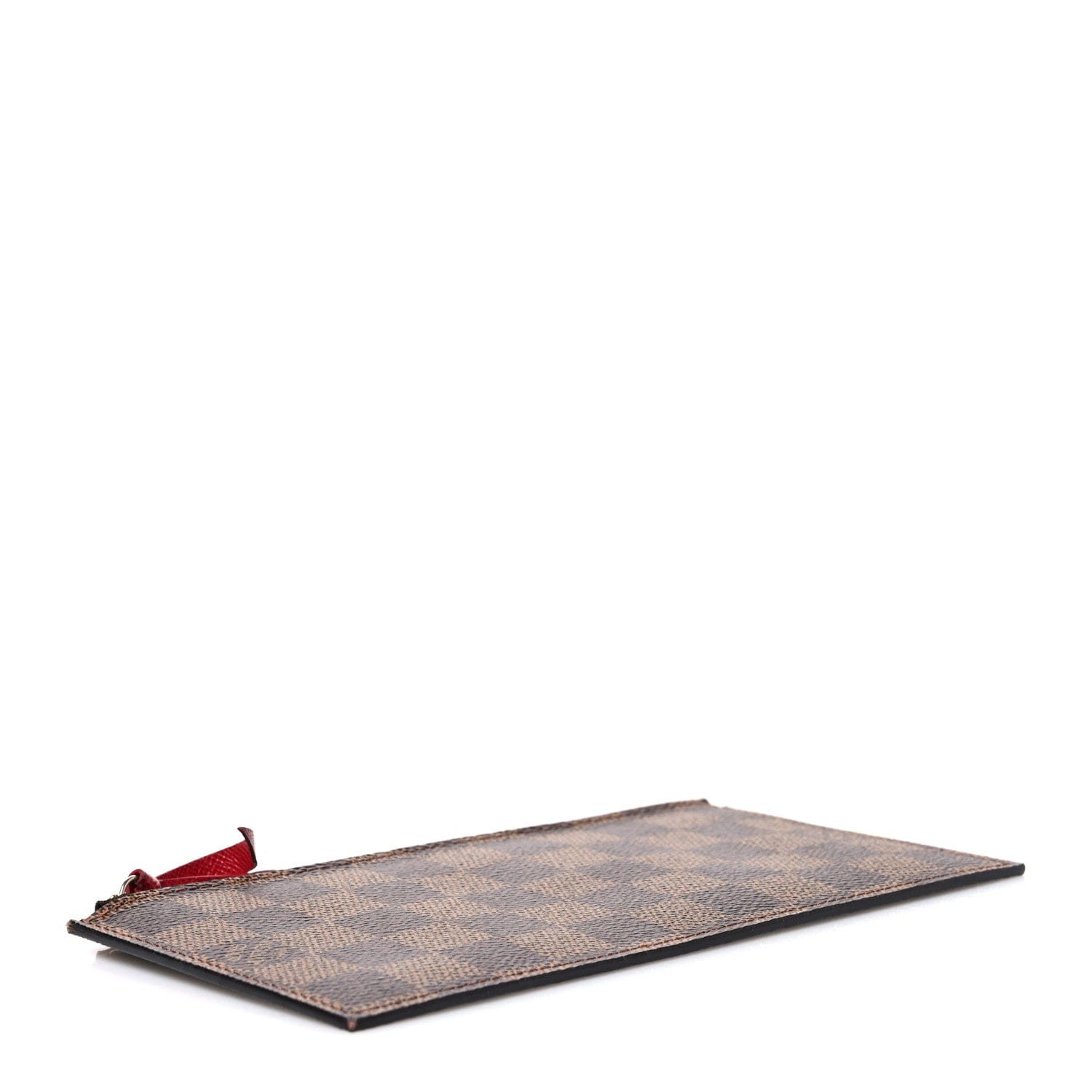 Louis Vuitton Damier Ebene Felicie Chain Wallet Zippered Insert