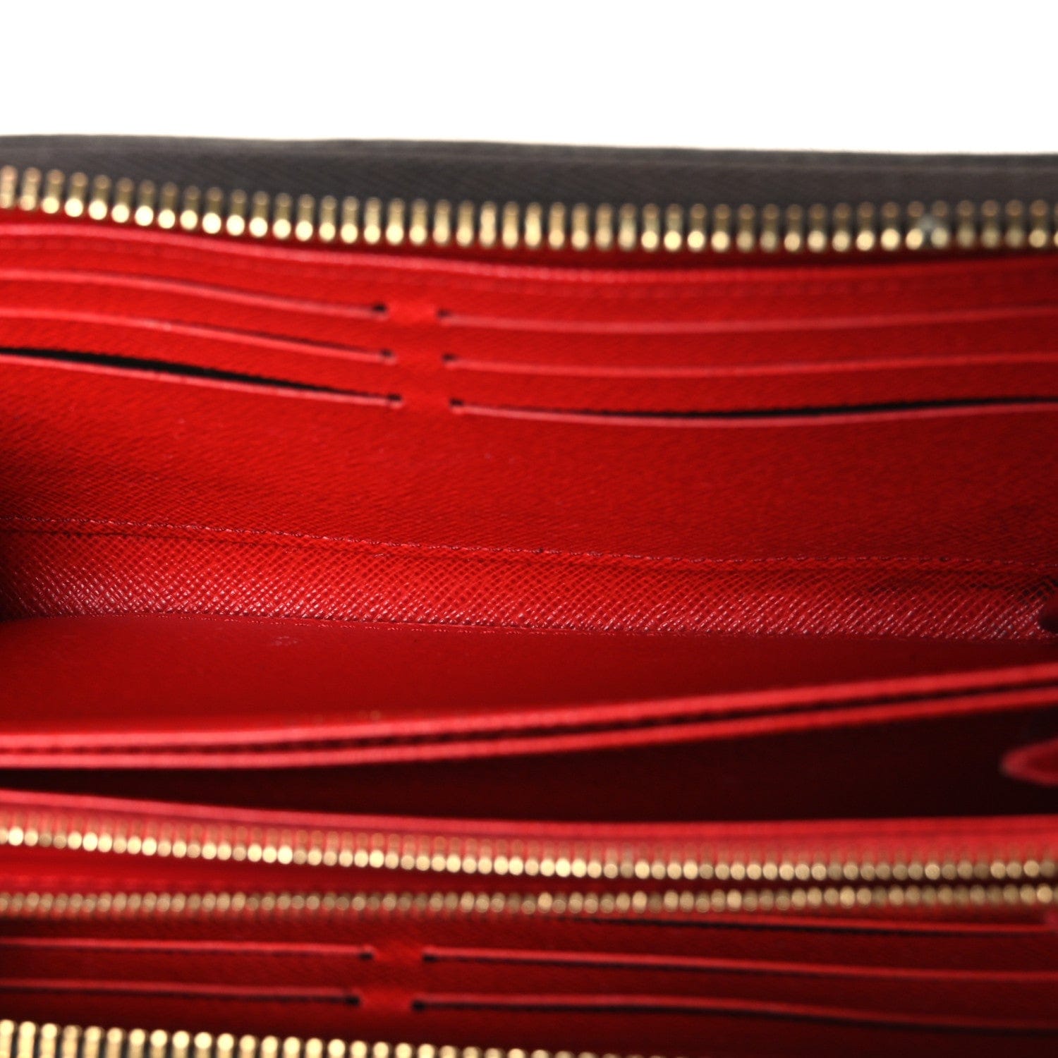 Louis Vuitton Monogram Zippy Wallet Coquelicot