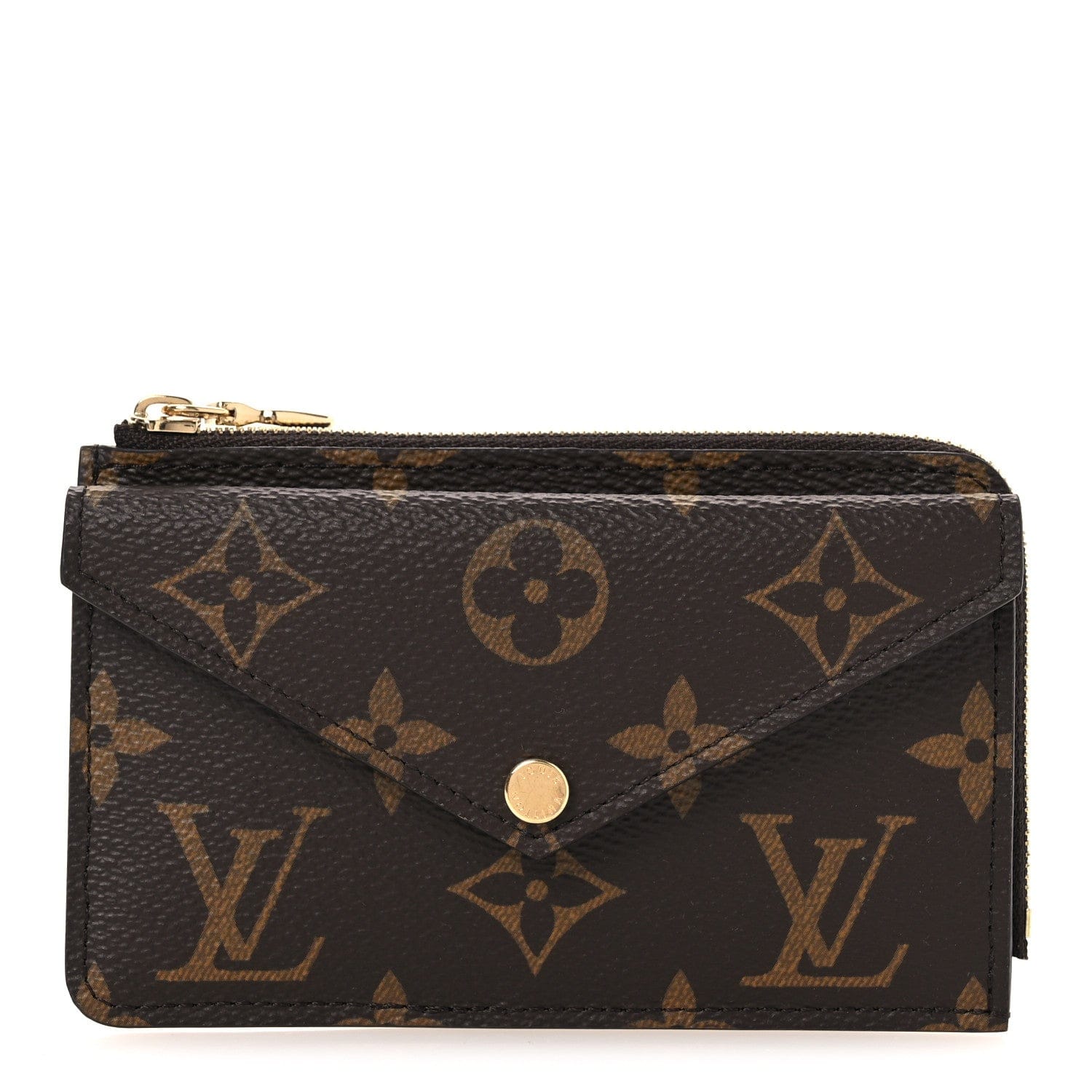 Louis Vuitton Monogram Recto Verso Card Holder Black