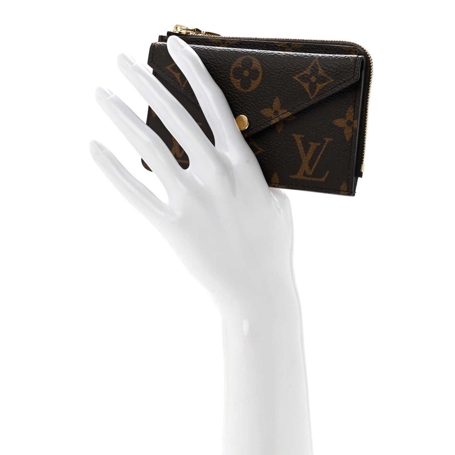 Louis Vuitton Monogram Recto Verso Card Holder Black Black
