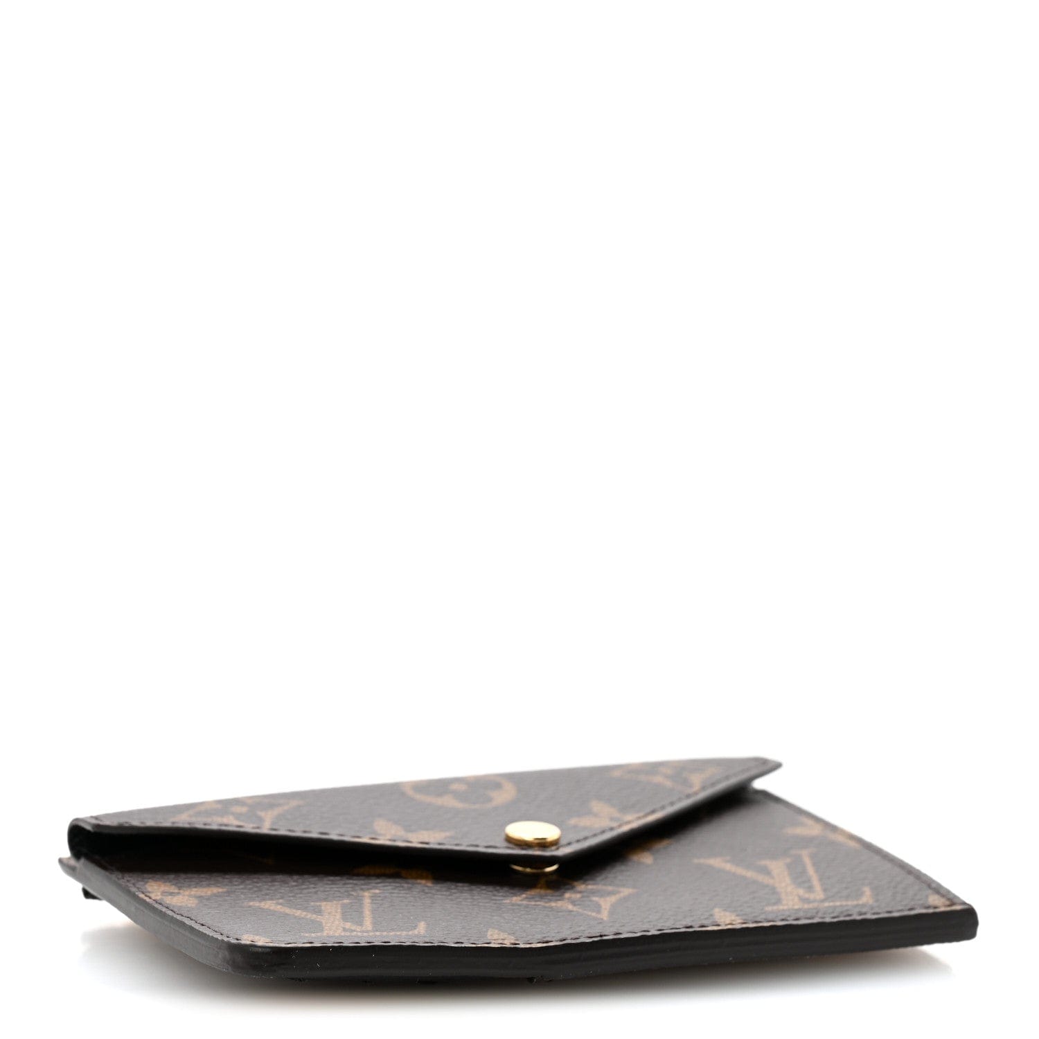 Louis Vuitton Monogram Recto Verso Card Holder Black Black