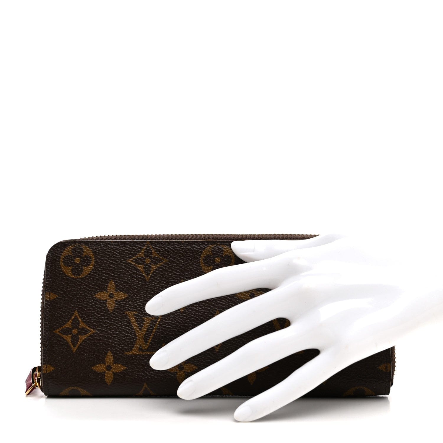 Louis Vuitton Monogram Clemence Wallet Fuchsia