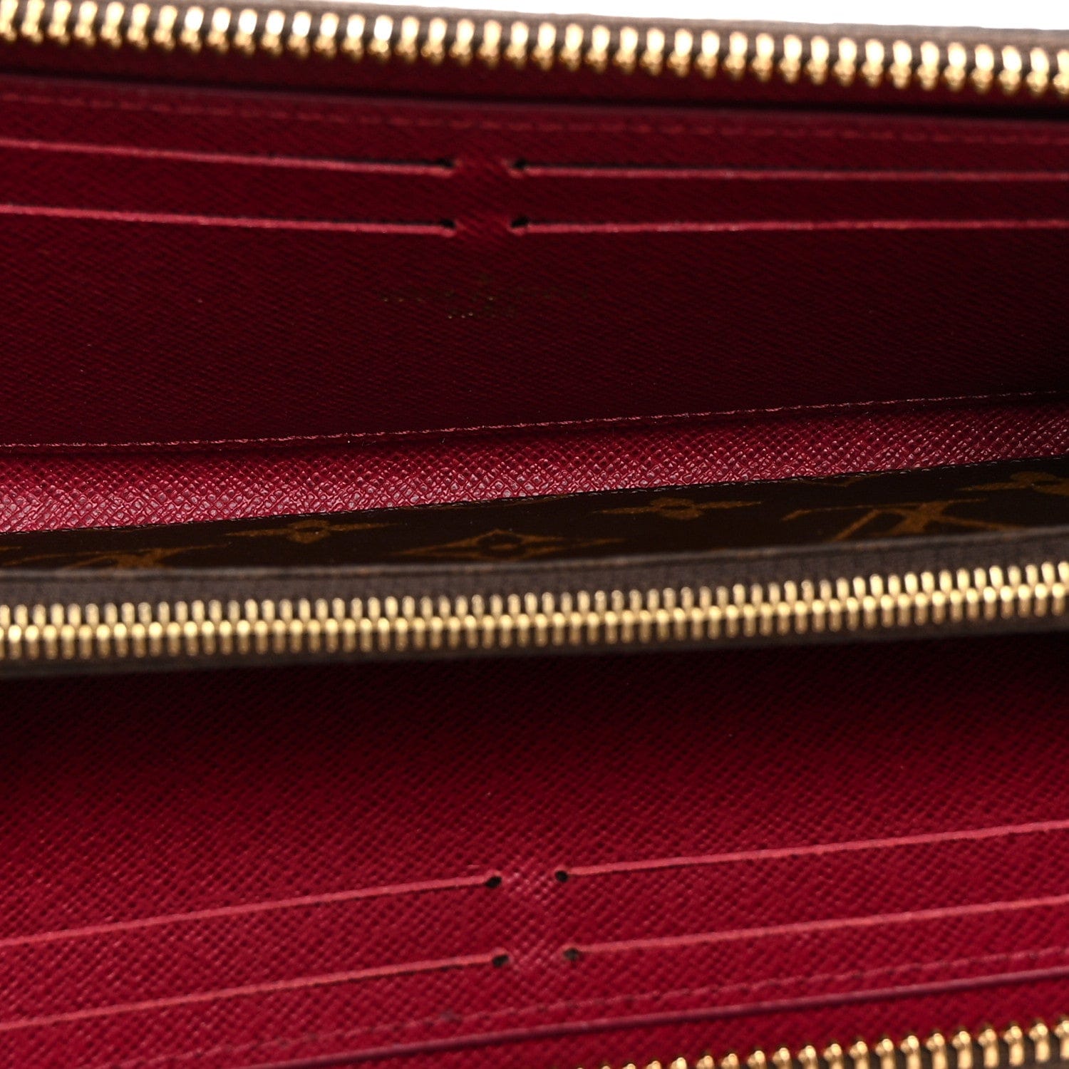 Louis Vuitton Monogram Clemence Wallet Fuchsia