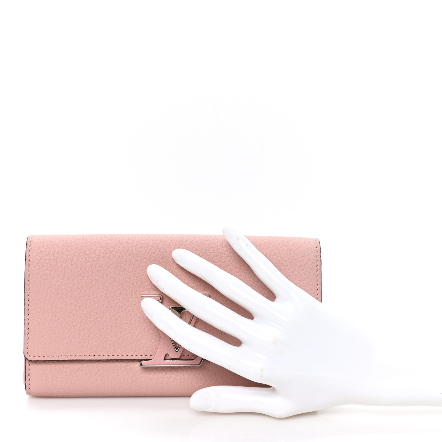 Louis Vuitton Taurillon Capucines Wallet Magnolia