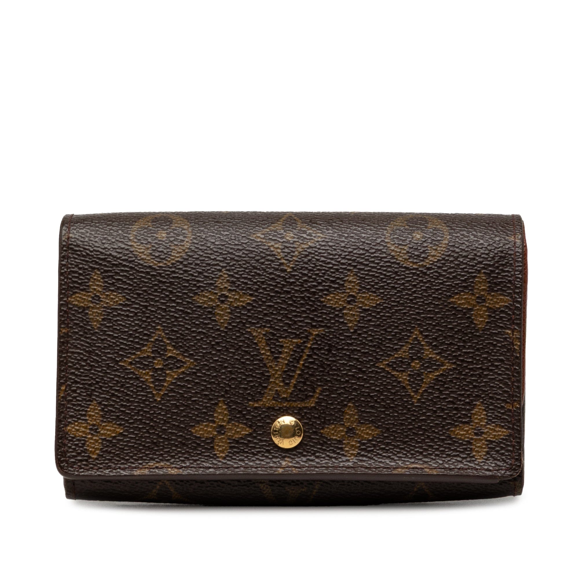 Louis Vuitton Monogram Porte Monnaie Tresor Wallet