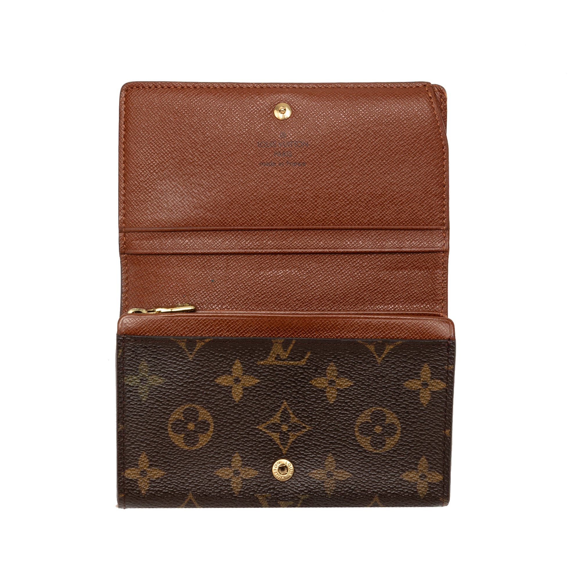 Louis Vuitton Monogram Porte Monnaie Tresor Wallet