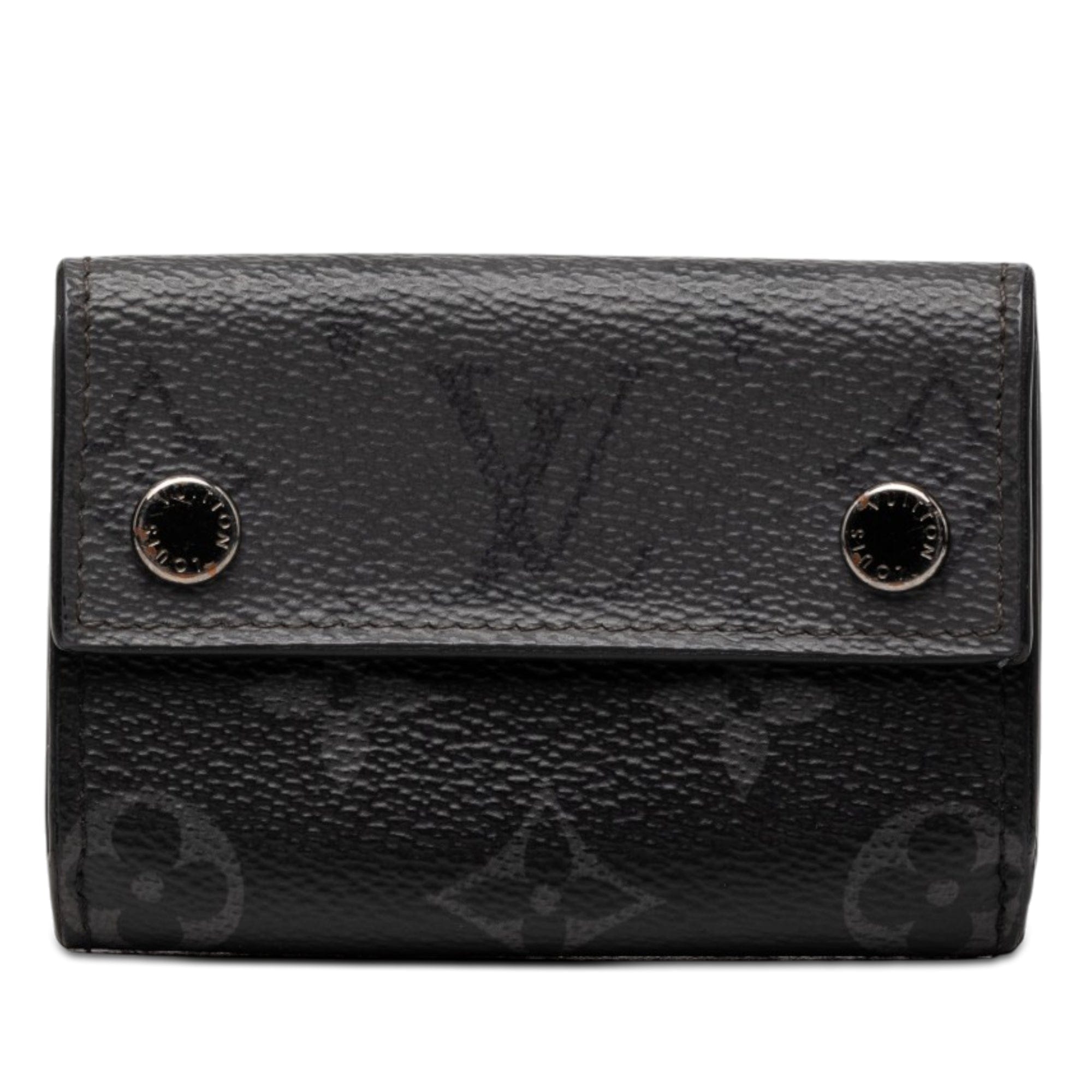 Louis Vuitton Monogram Eclipse Reverse Discovery Compact Wallet