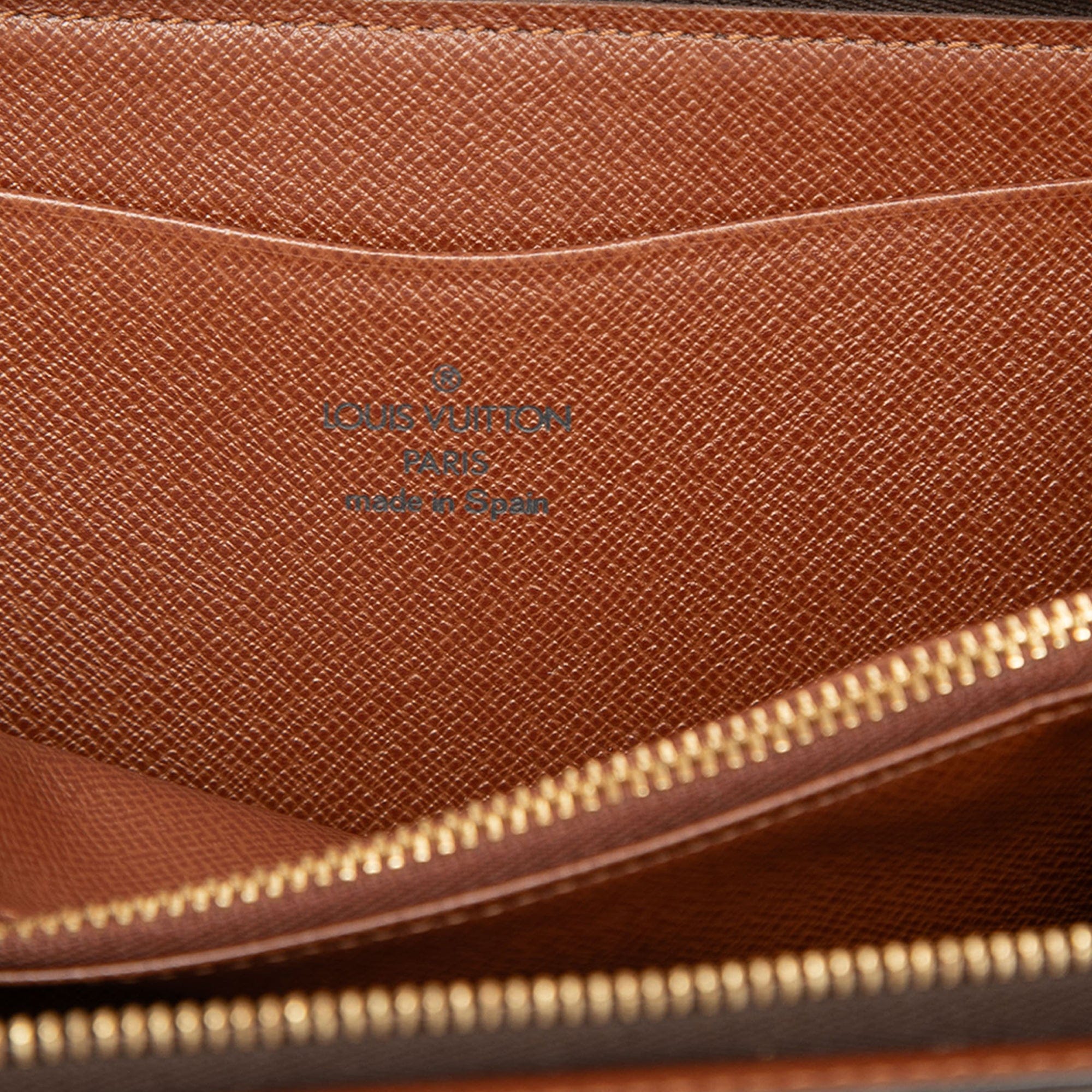 Louis Vuitton Monogram Porte Monnaie Zippy Long Wallet