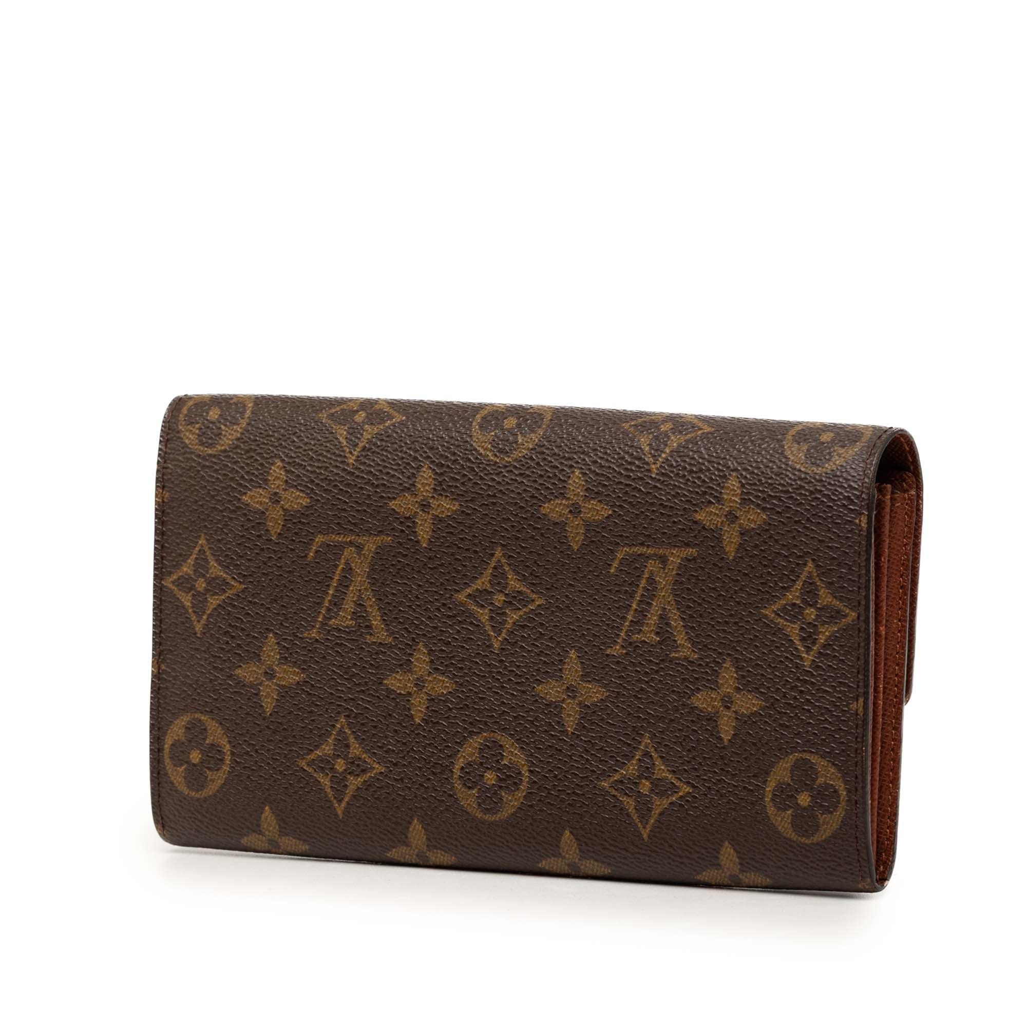 Louis Vuitton Monogram Sarah Long Wallet