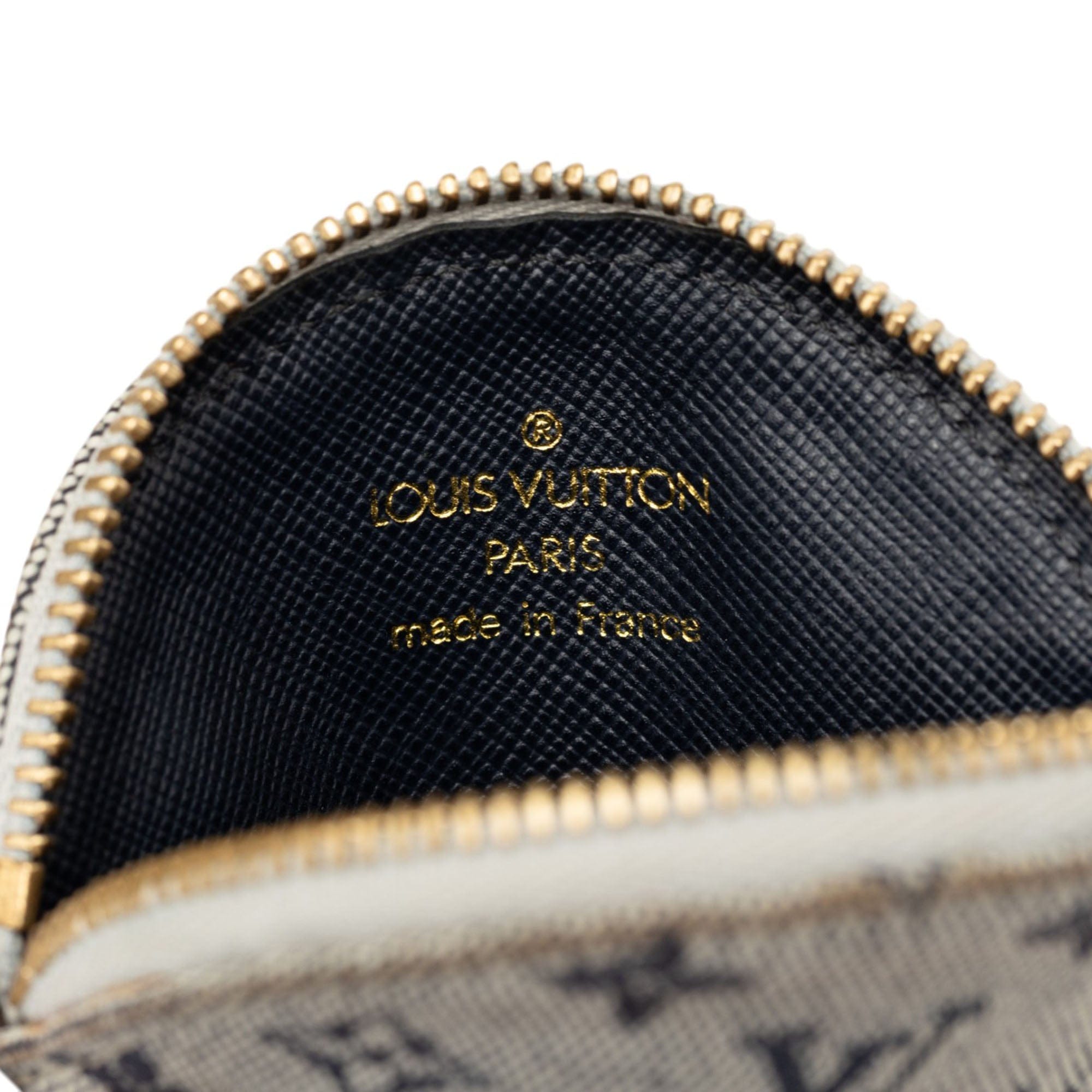 Louis Vuitton Monogram Mini Lin Round Coin Purse