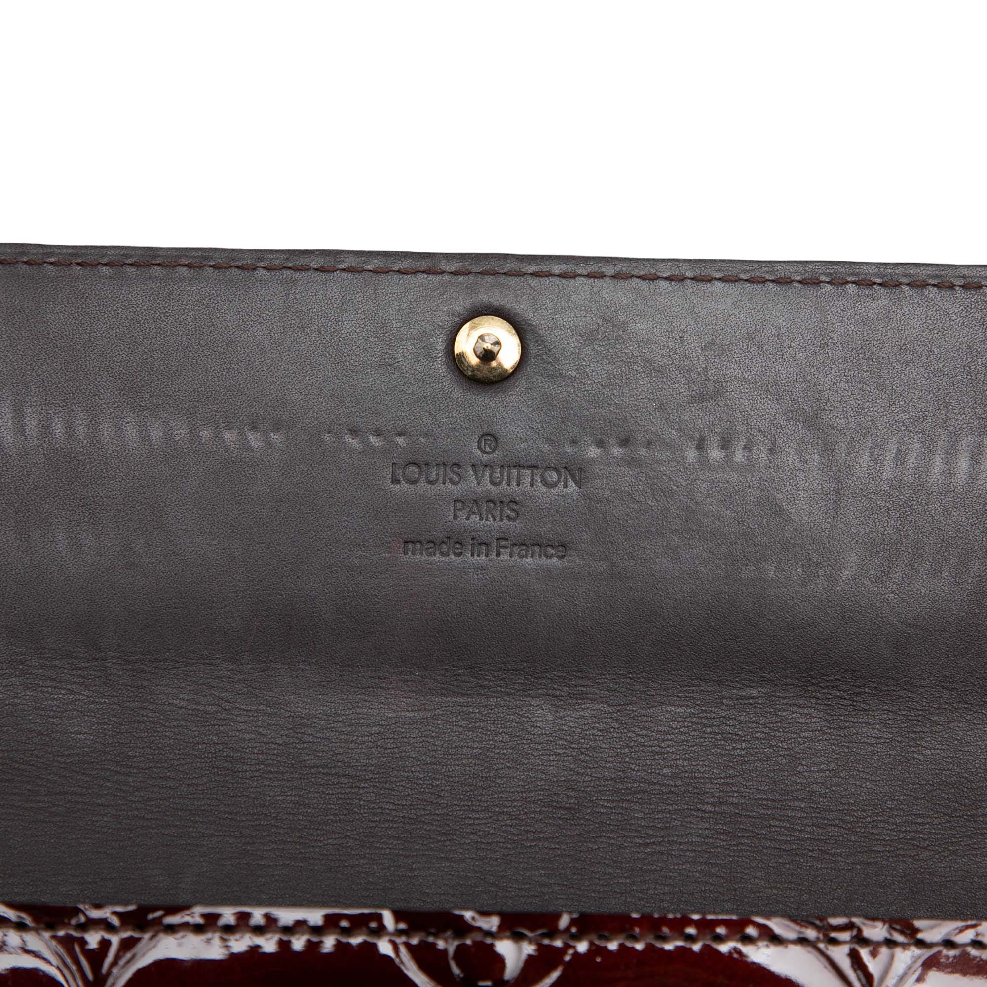 Louis Vuitton Monogram Vernis Sarah Wallet