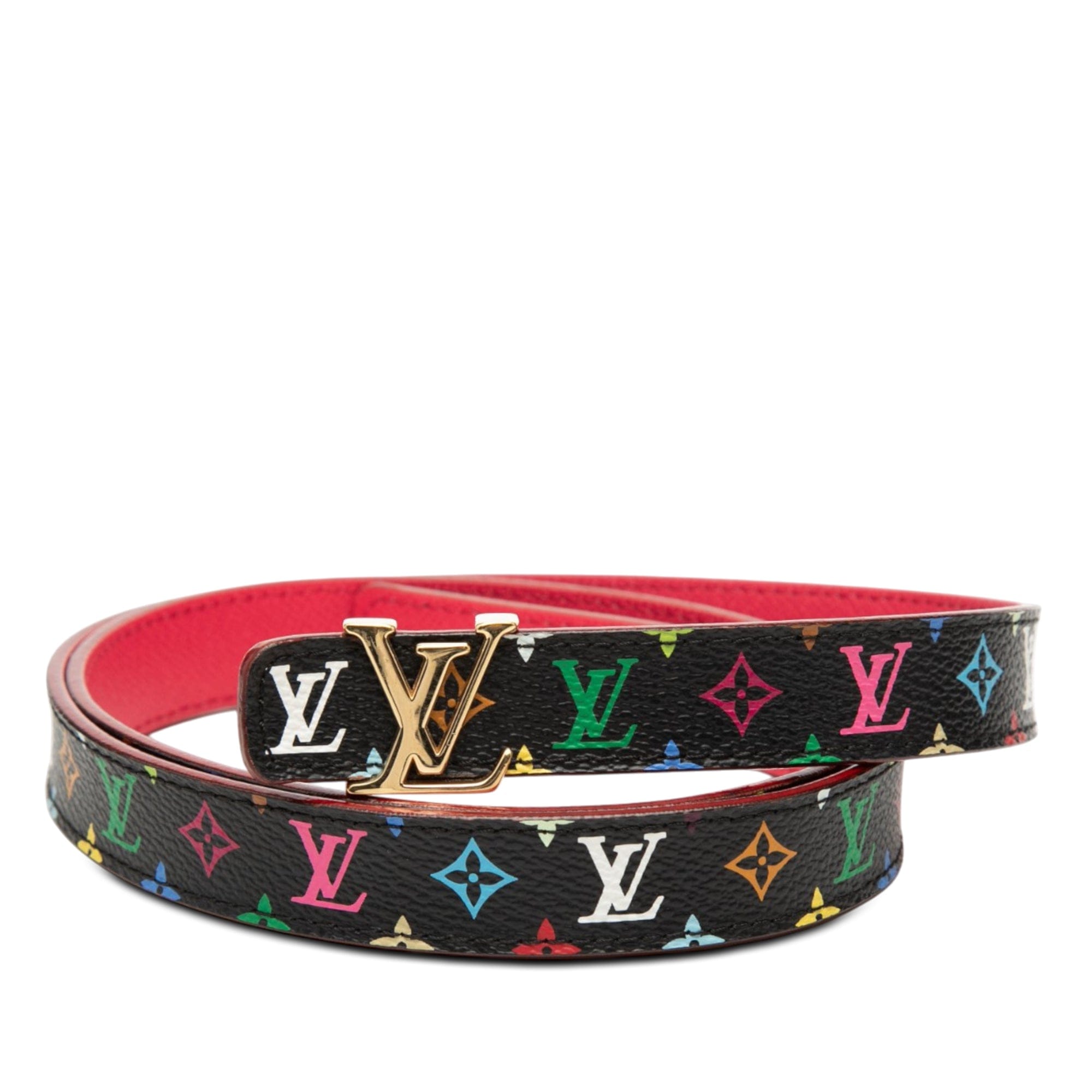 Louis Vuitton Monogram Multicolore LV Initiales Belt