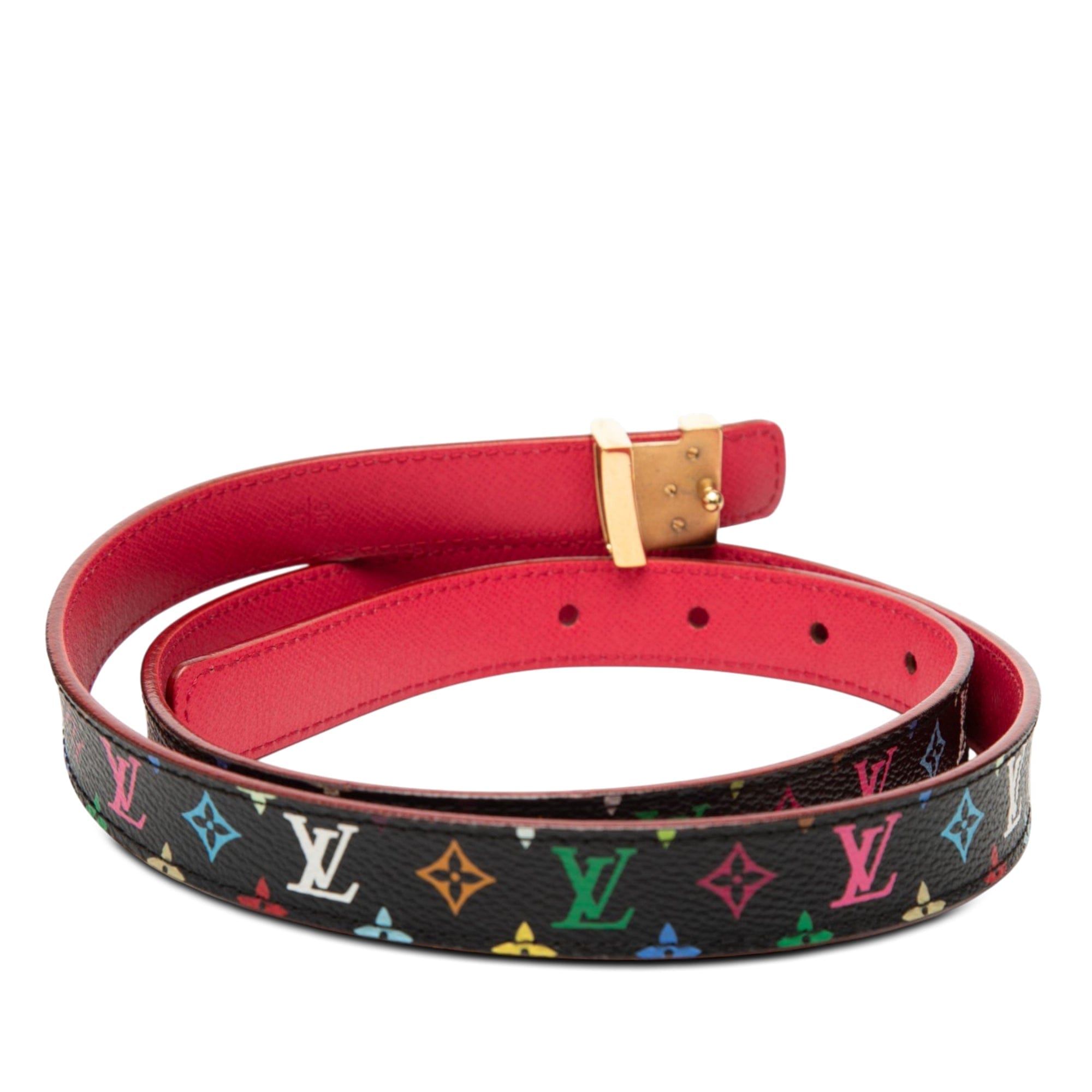 Louis Vuitton Monogram Multicolore LV Initiales Belt