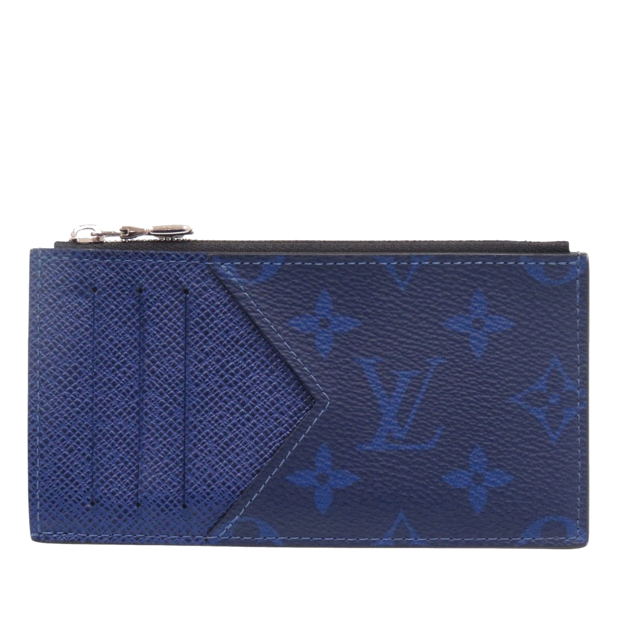 Louis Vuitton Monogram Taigarama Coin Card Holder