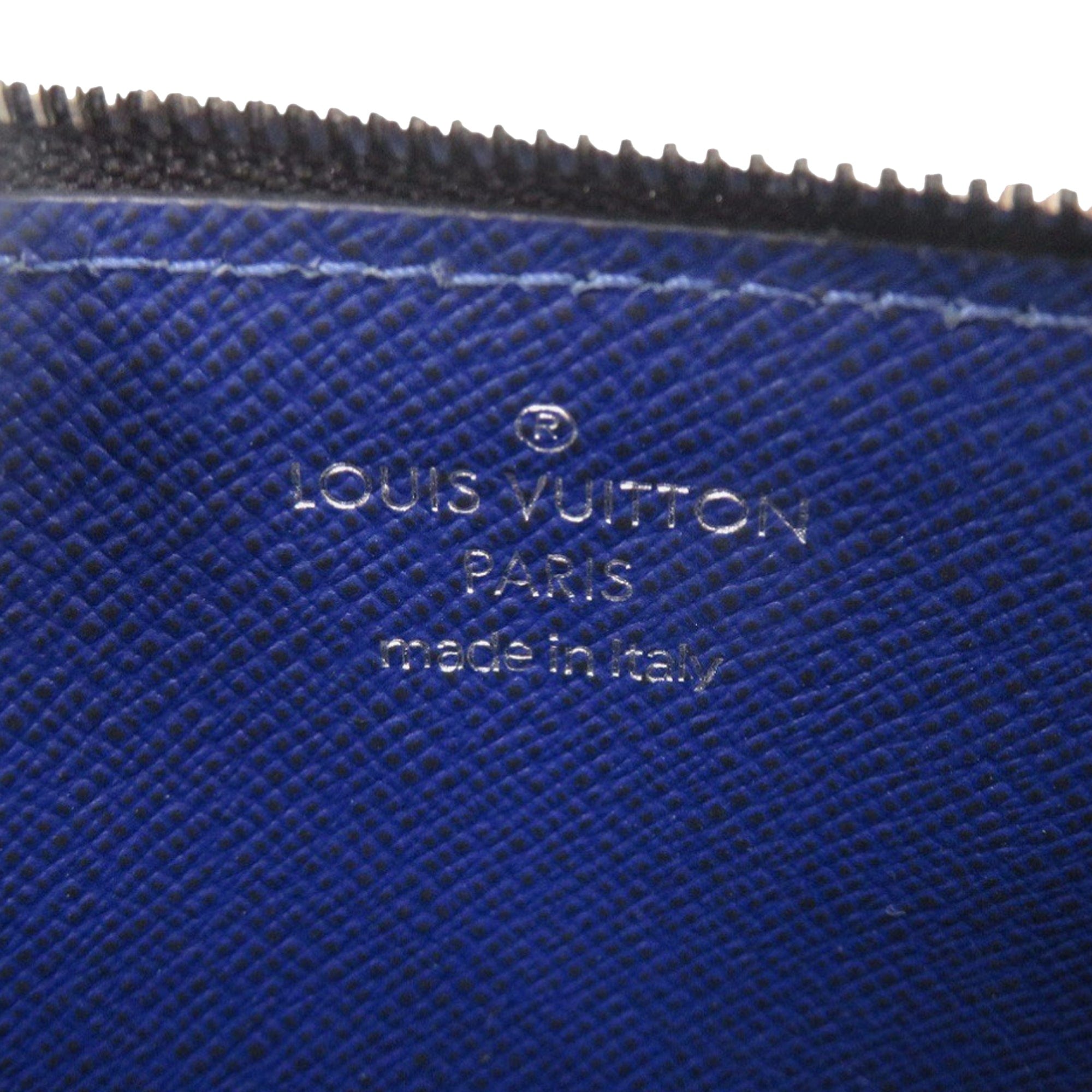 Louis Vuitton Monogram Taigarama Coin Card Holder