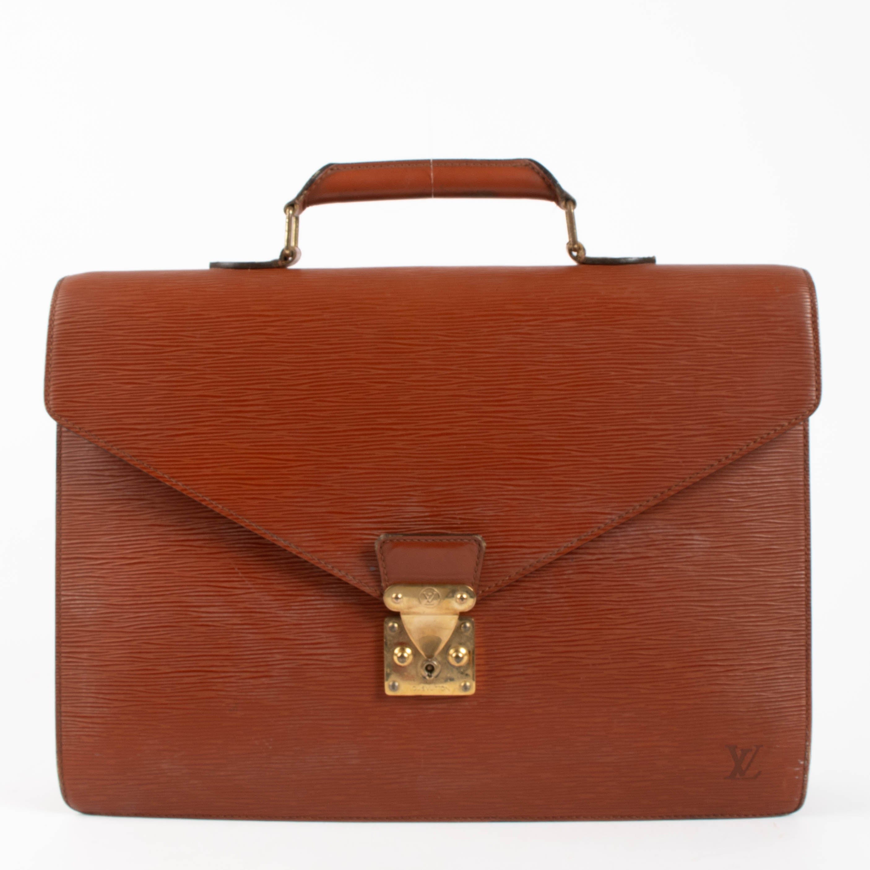Louis Vuitton Cipango Gold Epi Conseiller Briefcase