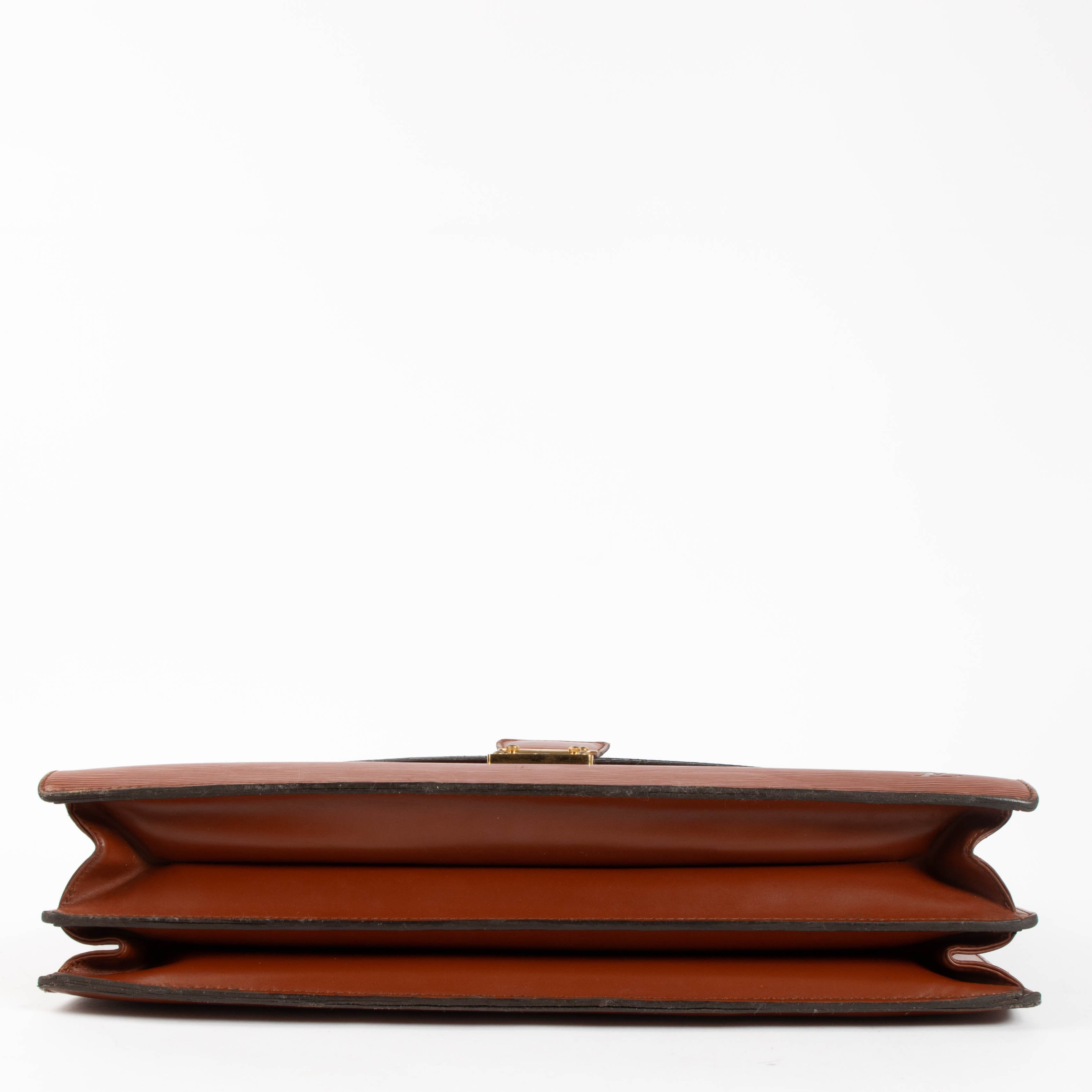 Louis Vuitton Cipango Gold Epi Conseiller Briefcase