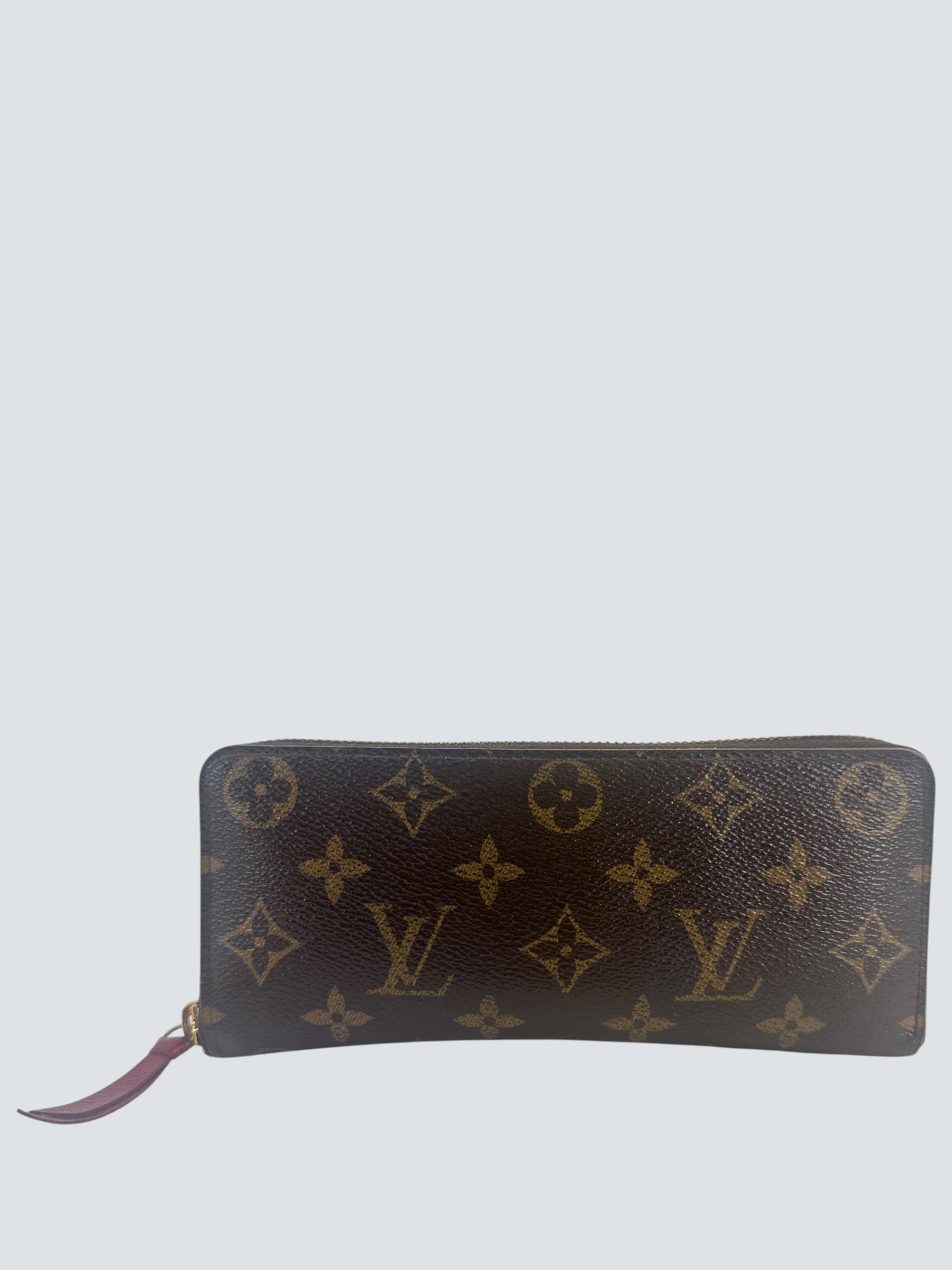 Louis Vuitton Monogram Canvas Clemence Zip Wallet