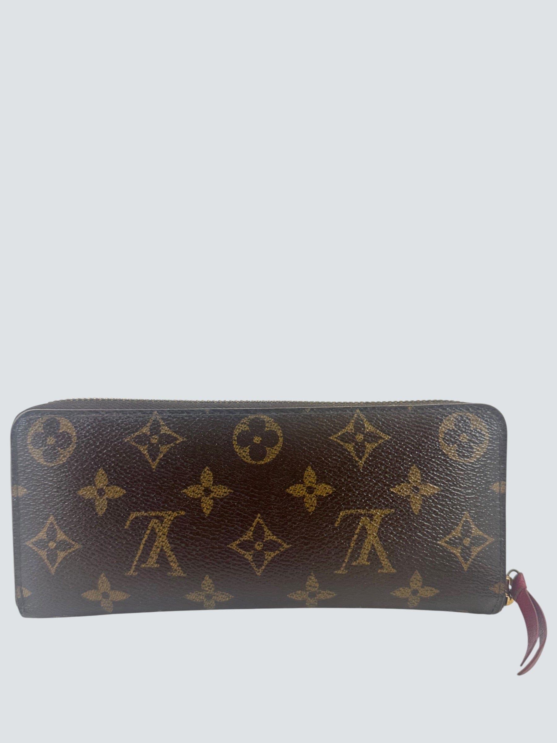 Louis Vuitton Monogram Canvas Clemence Zip Wallet