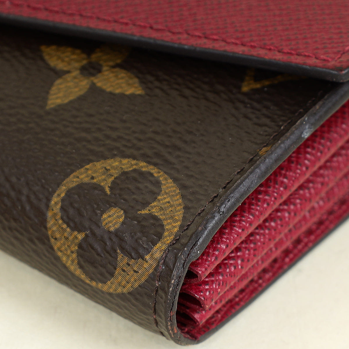 Louis Vuitton Monogram Fuchsia Sarah Multicartes Wallet