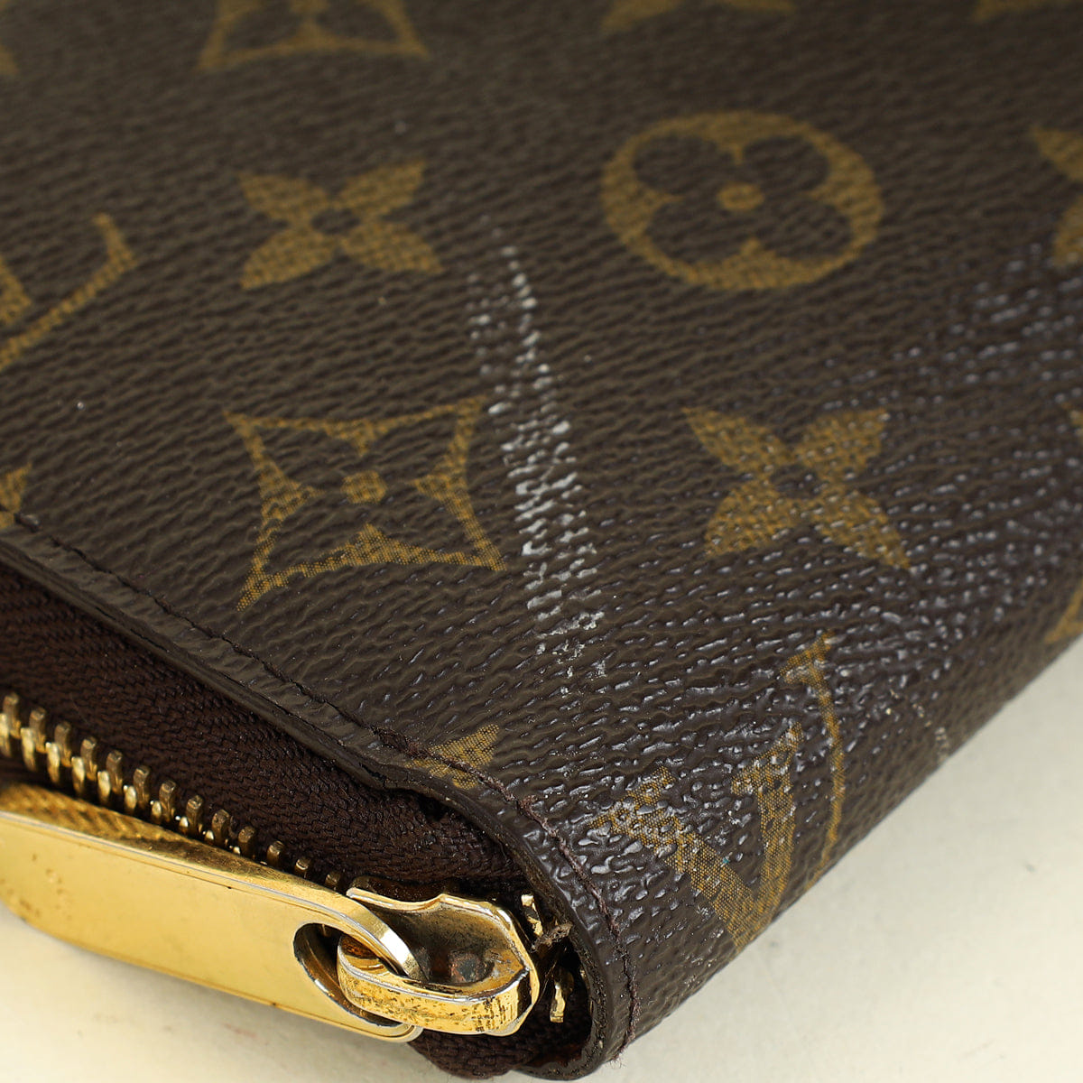 Louis Vuitton Monogram Brown Zippy Wallet