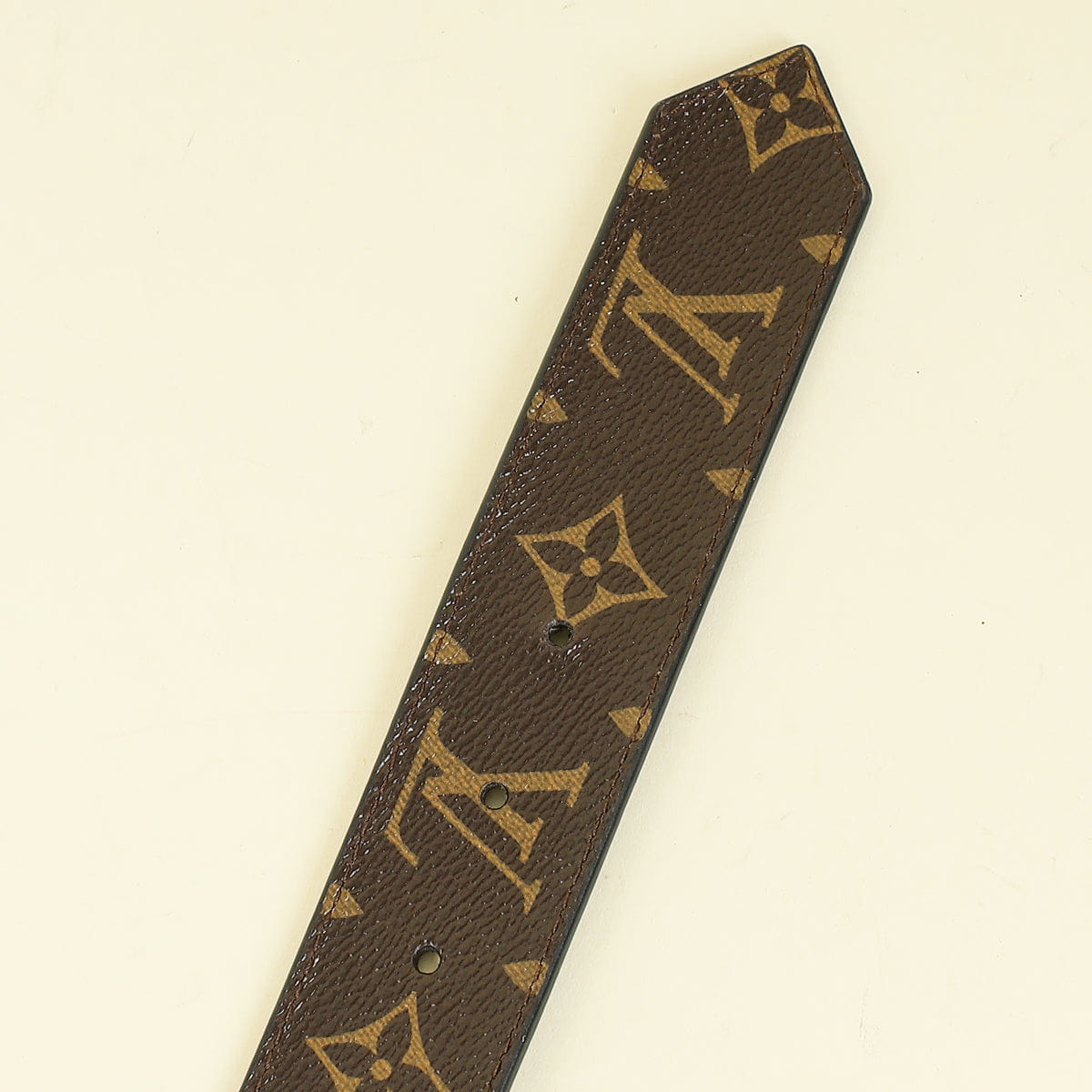 Louis Vuitton Monogram Black Circle Reversible 35 mm Belt 34