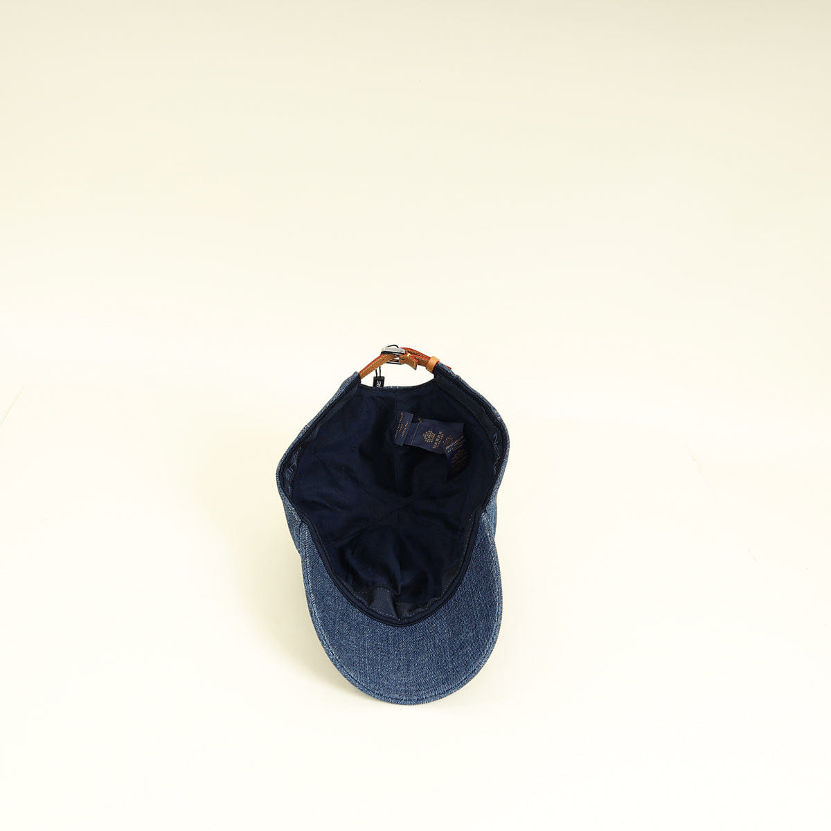 Louis Vuitton Blue Logo Embroidery Baseball Cap