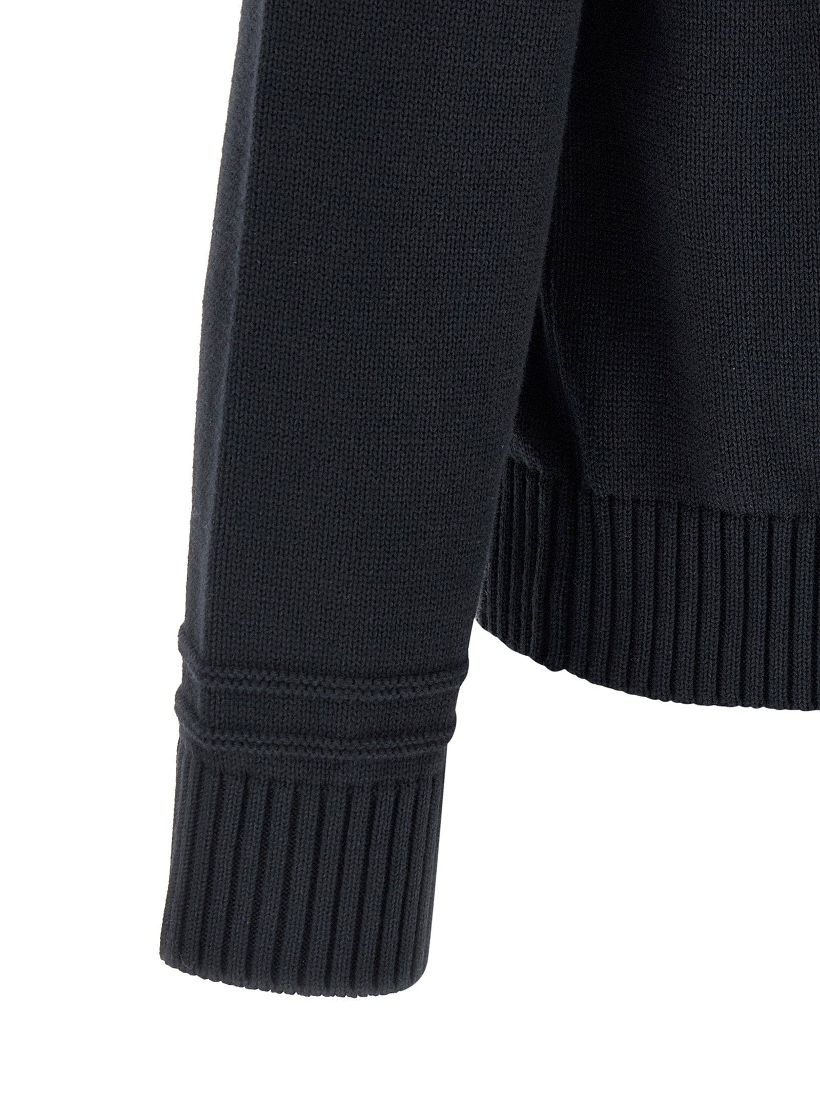 Gucci Intarsia Knit Sweater — Black