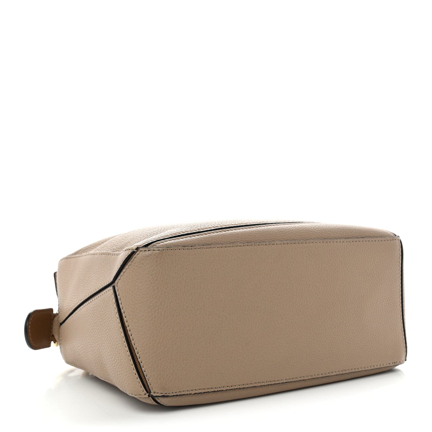 Loewe Grained Calfskin Small Puzzle Bag Sand Mink
