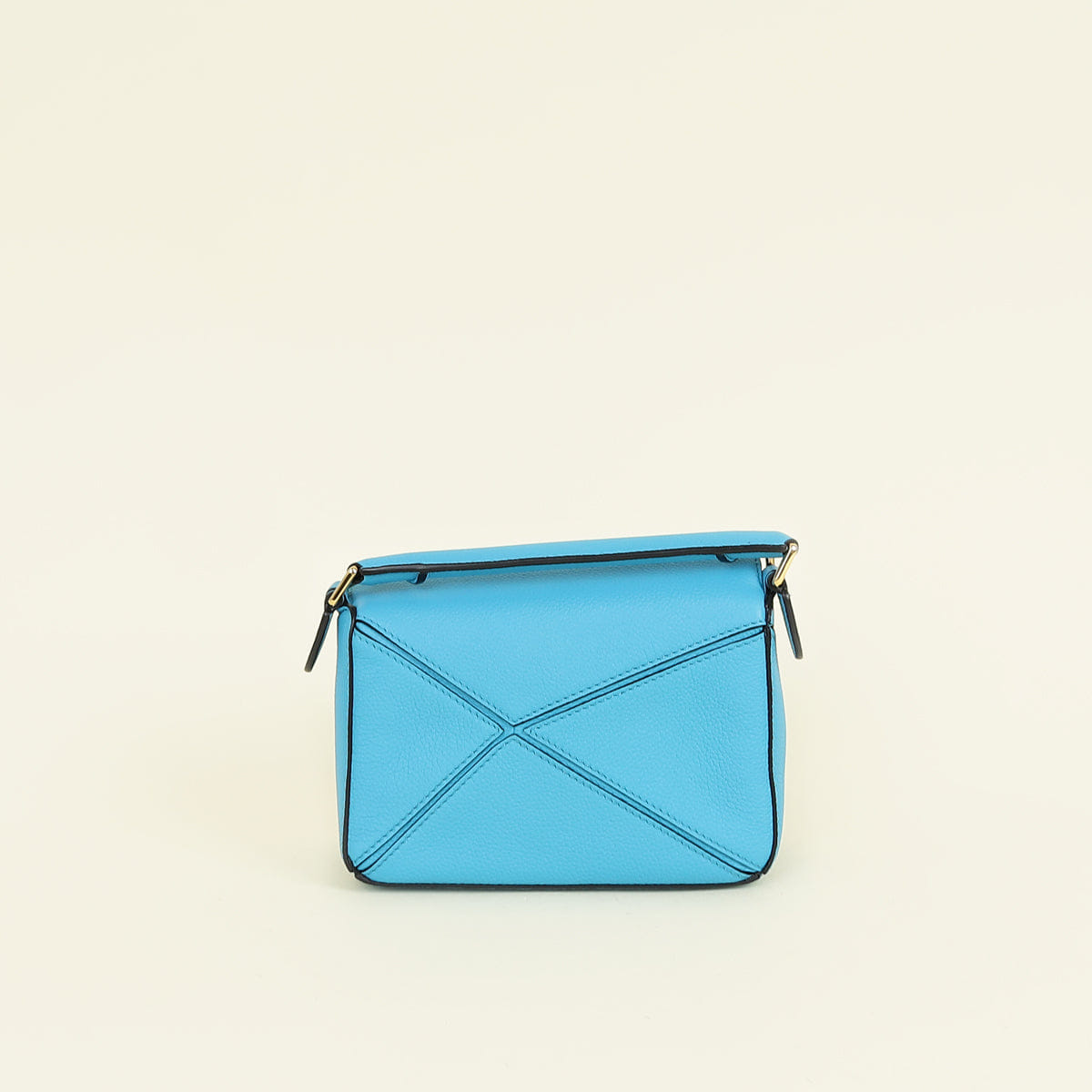 Loewe Cyan Mini Puzzle Edge Bag