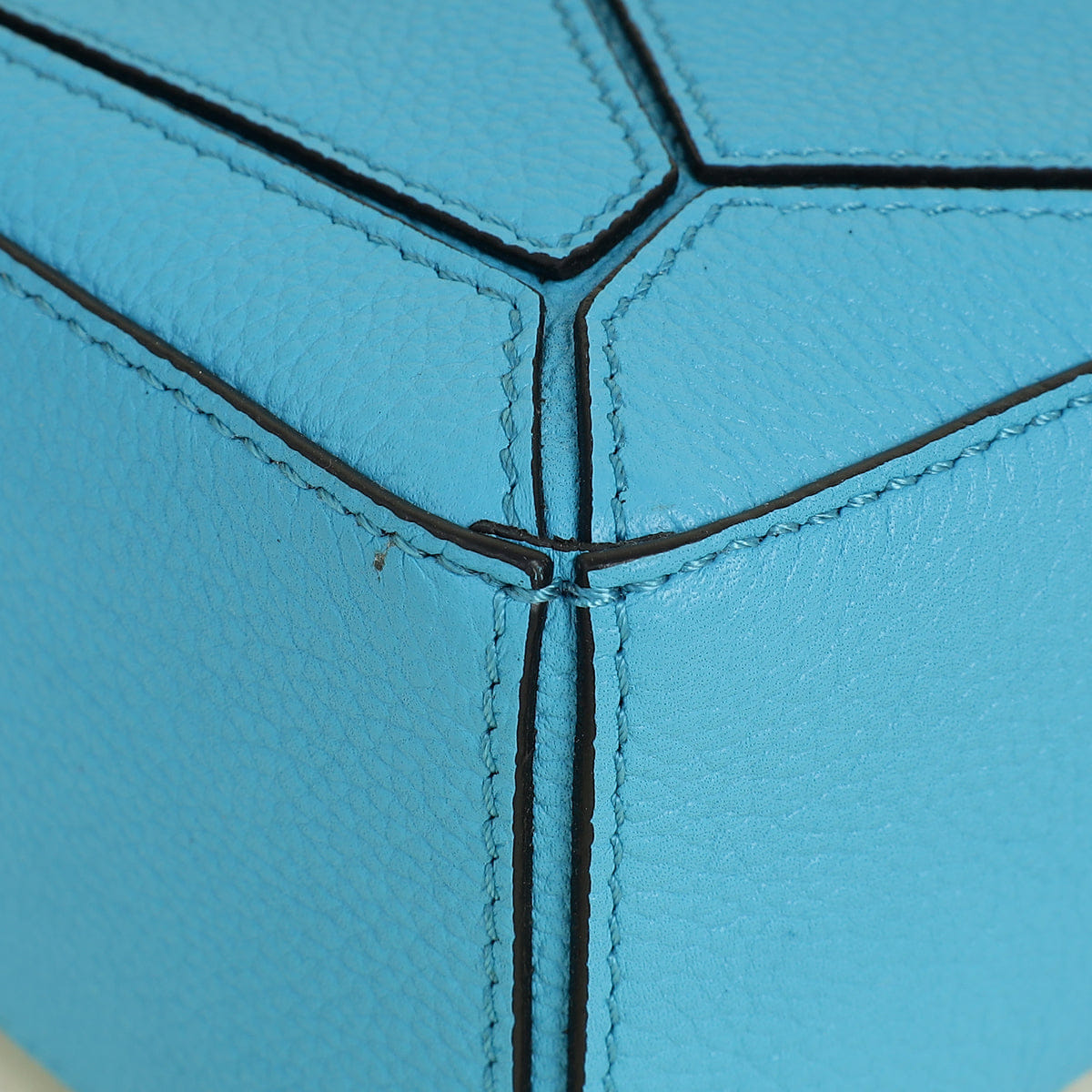 Loewe Cyan Mini Puzzle Edge Bag