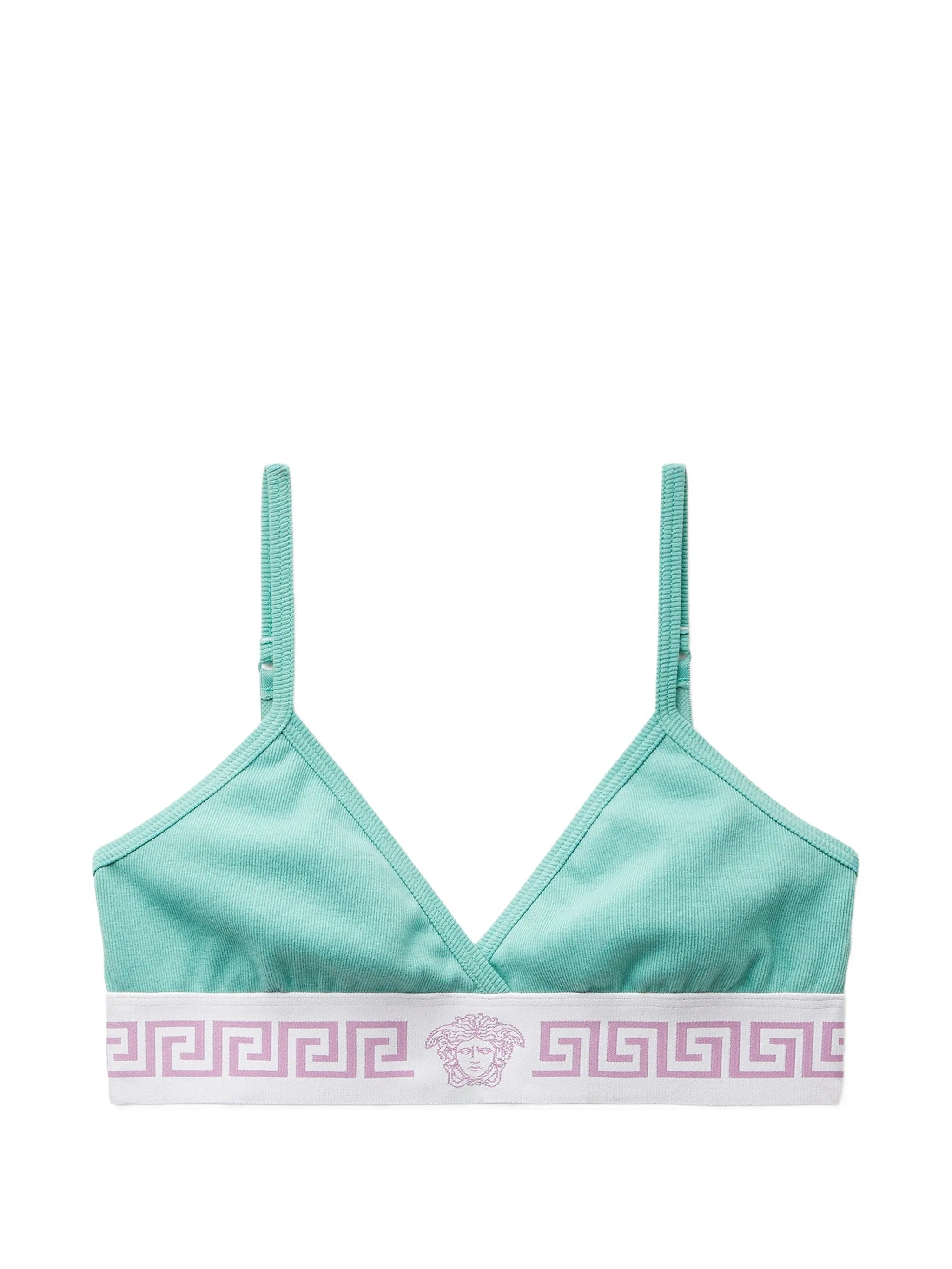 Versace ribbed cotton - jersey bralette