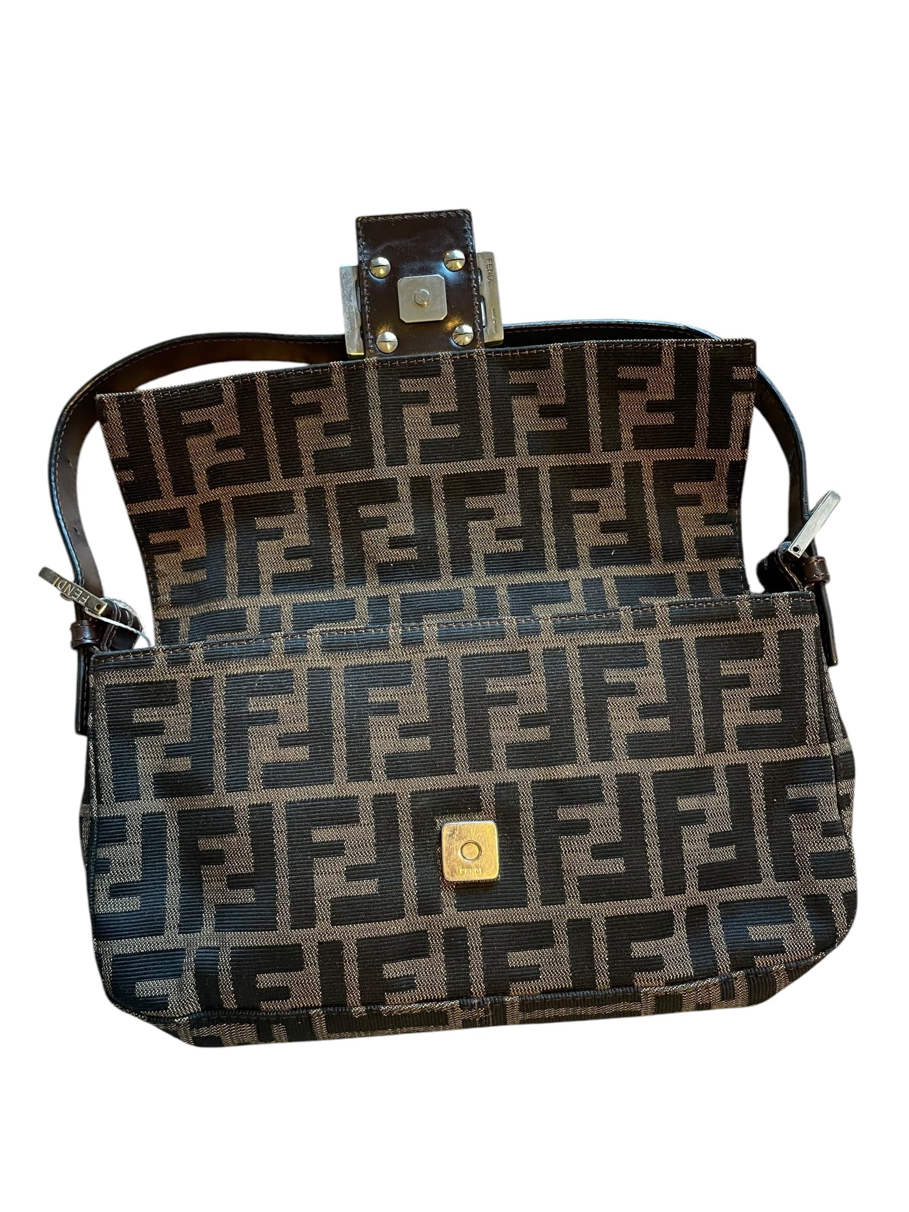 Fendi Vintage Baguette Classic Zucca Print DXBK0455
