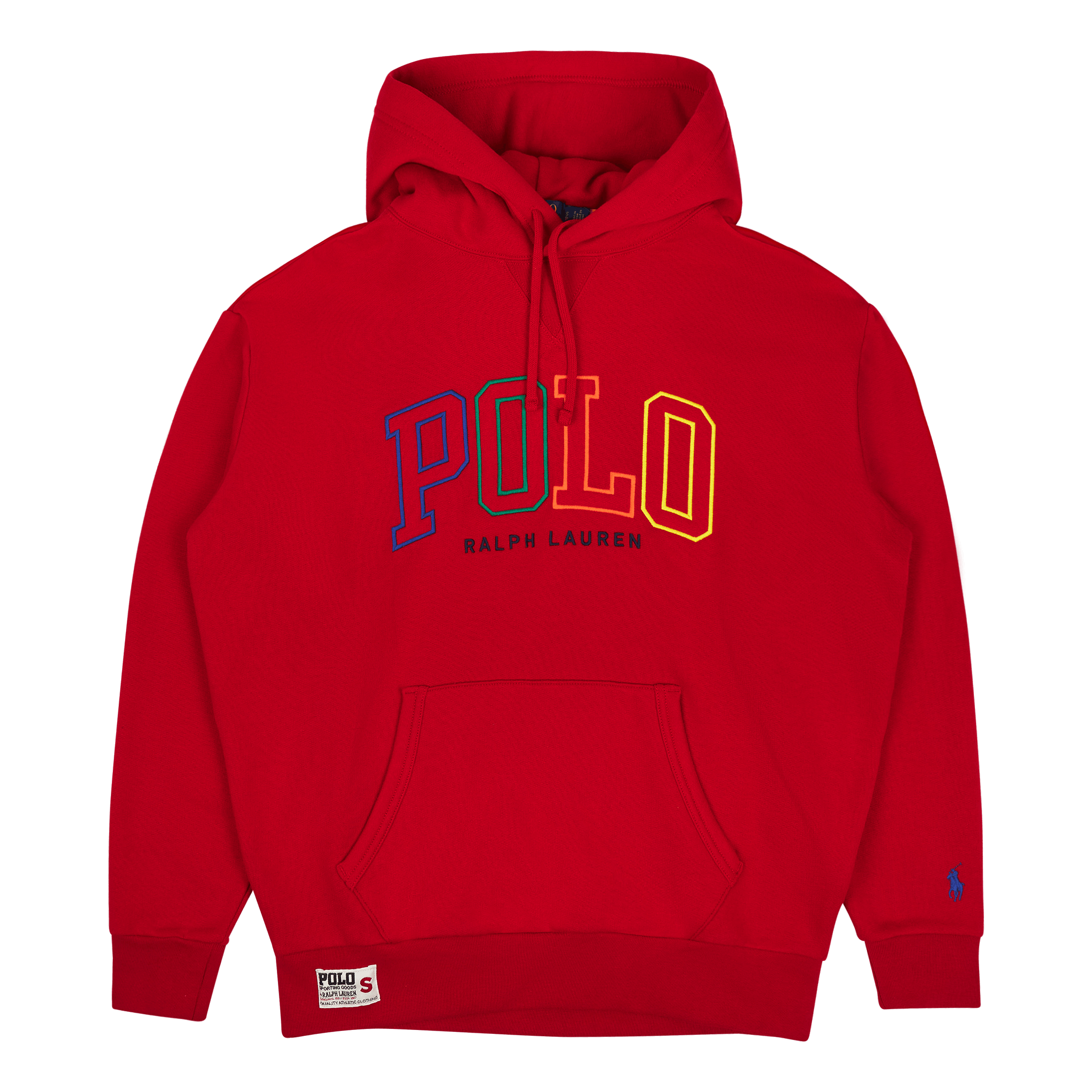 Polo Ralph Lauren Big Fit Logo Fleece Hoodie RL 2000 Red