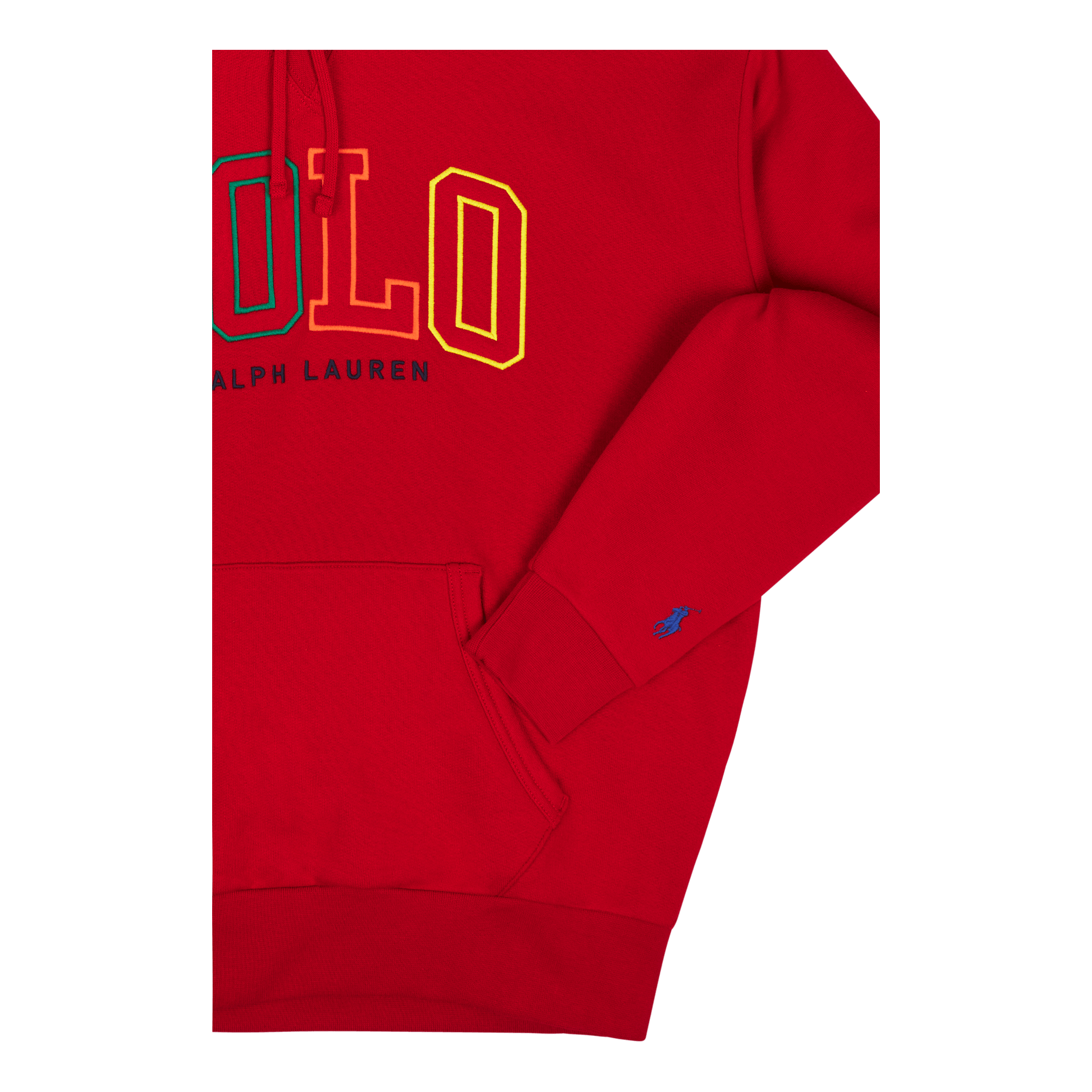 Polo Ralph Lauren Big Fit Logo Fleece Hoodie RL 2000 Red