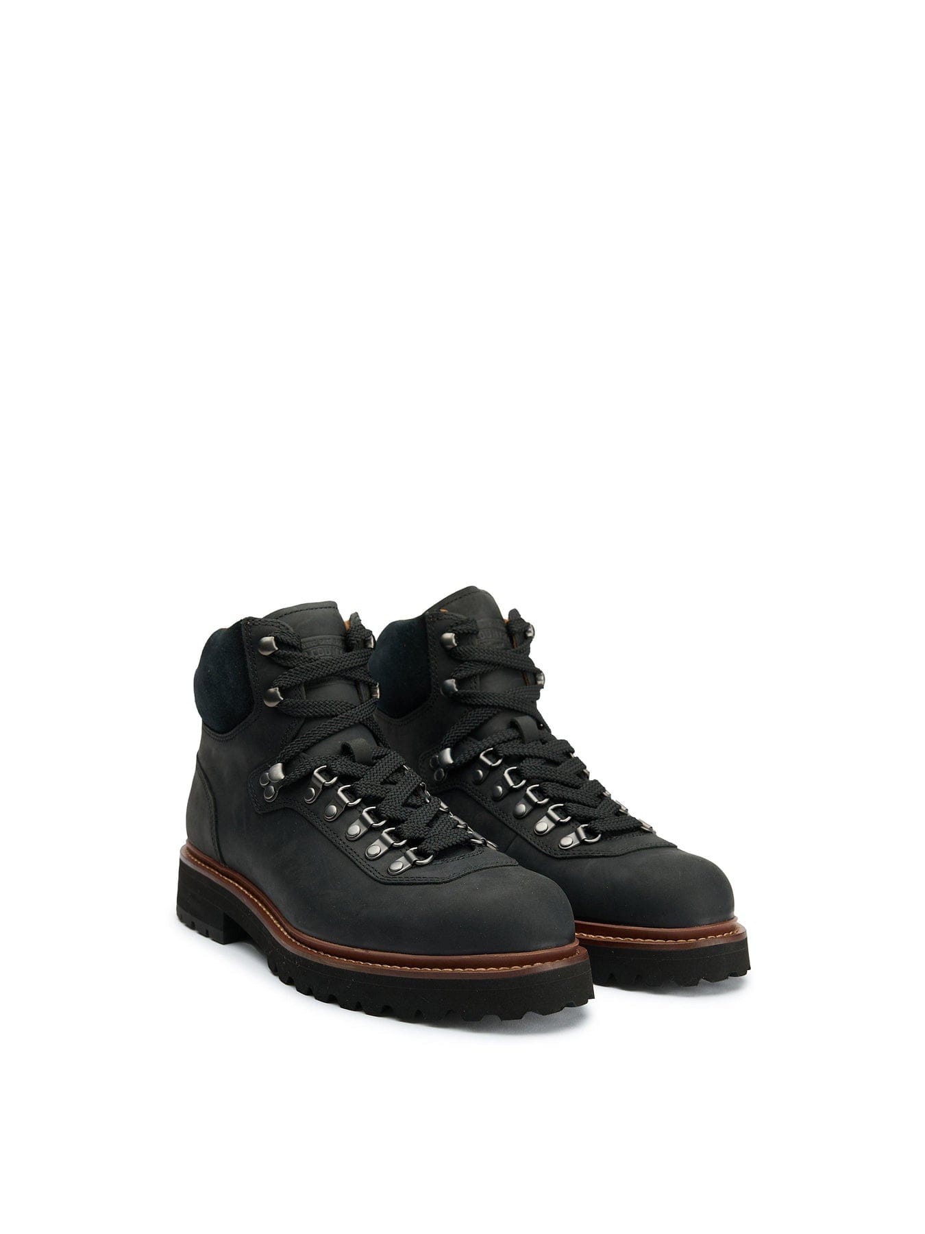 Polo Ralph Lauren Alpine Leather Boots Black