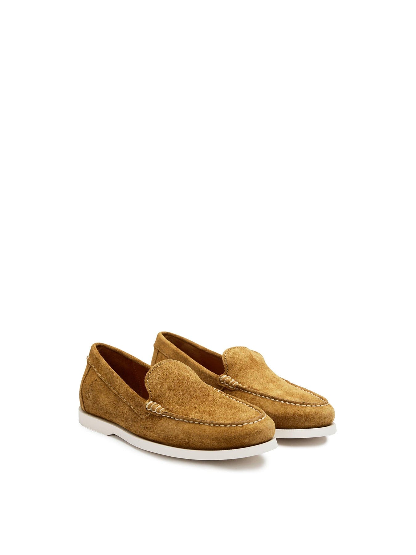 Polo Ralph Lauren Merton Suede Venetian Loafers Tan