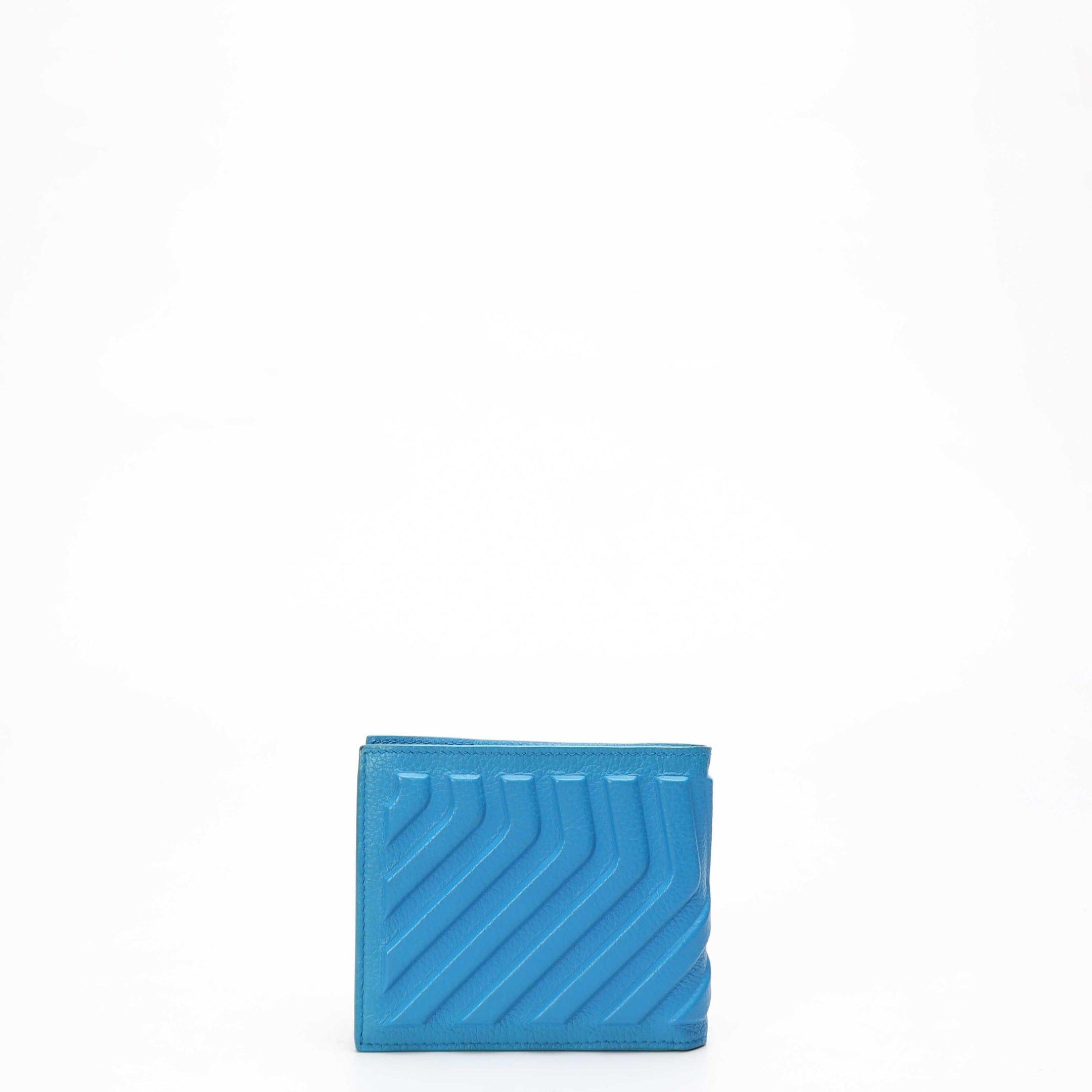Balenciaga Car Square Folded Blue Wallet