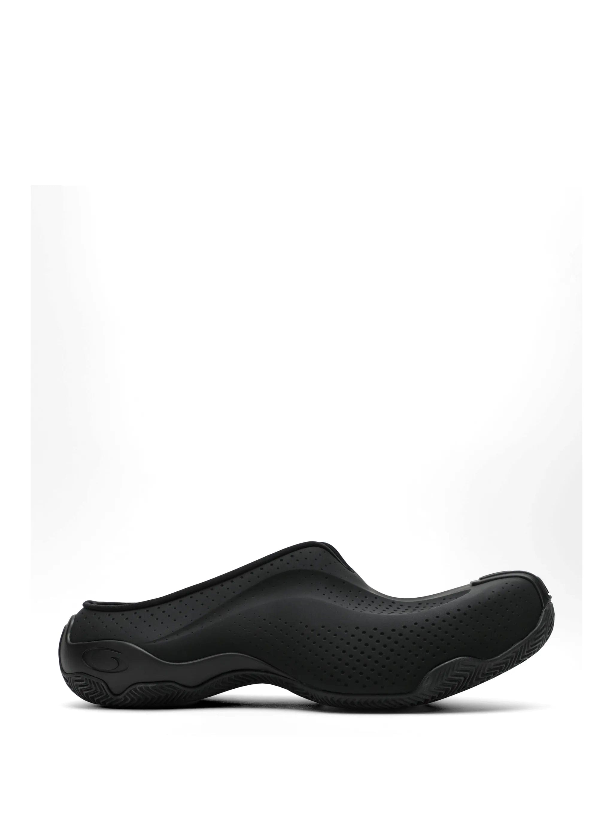 Balenciaga perforated slip - on slides