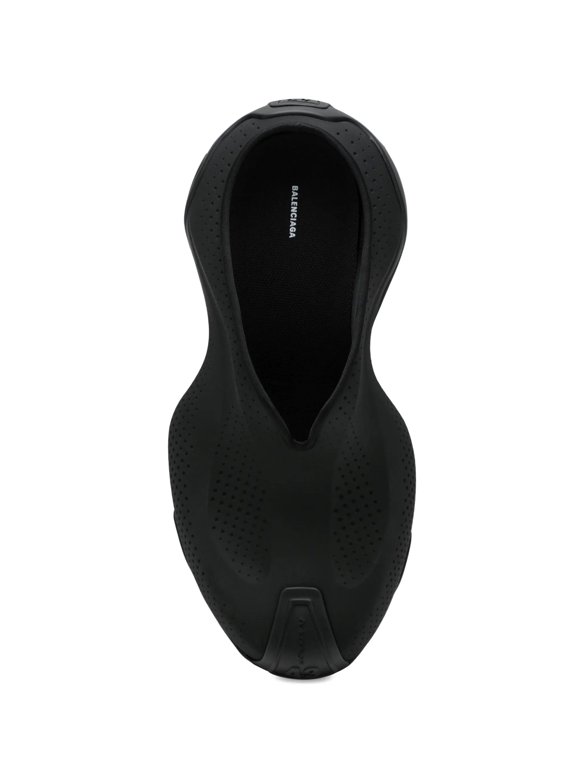 Balenciaga perforated slip - on slides