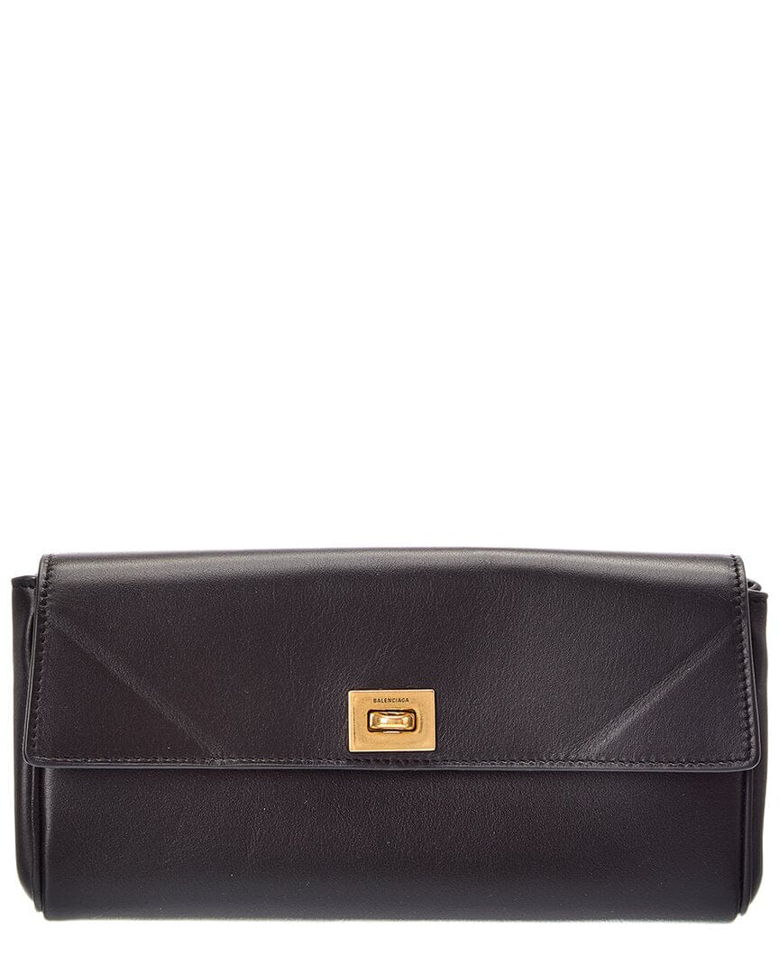 Balenciaga Leather Continental Wallet