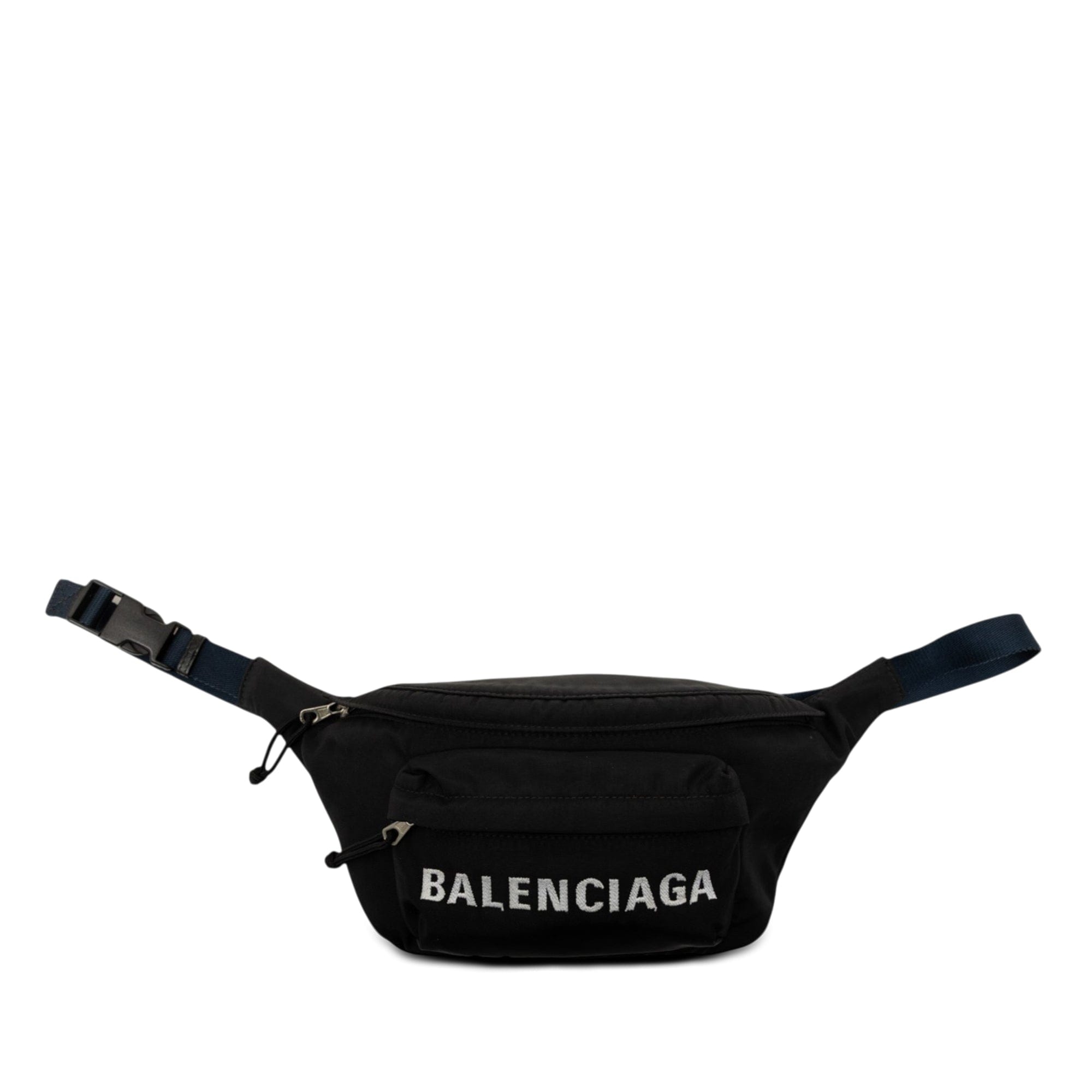 Balenciaga Small Nylon Logo Wheel Belt Bag