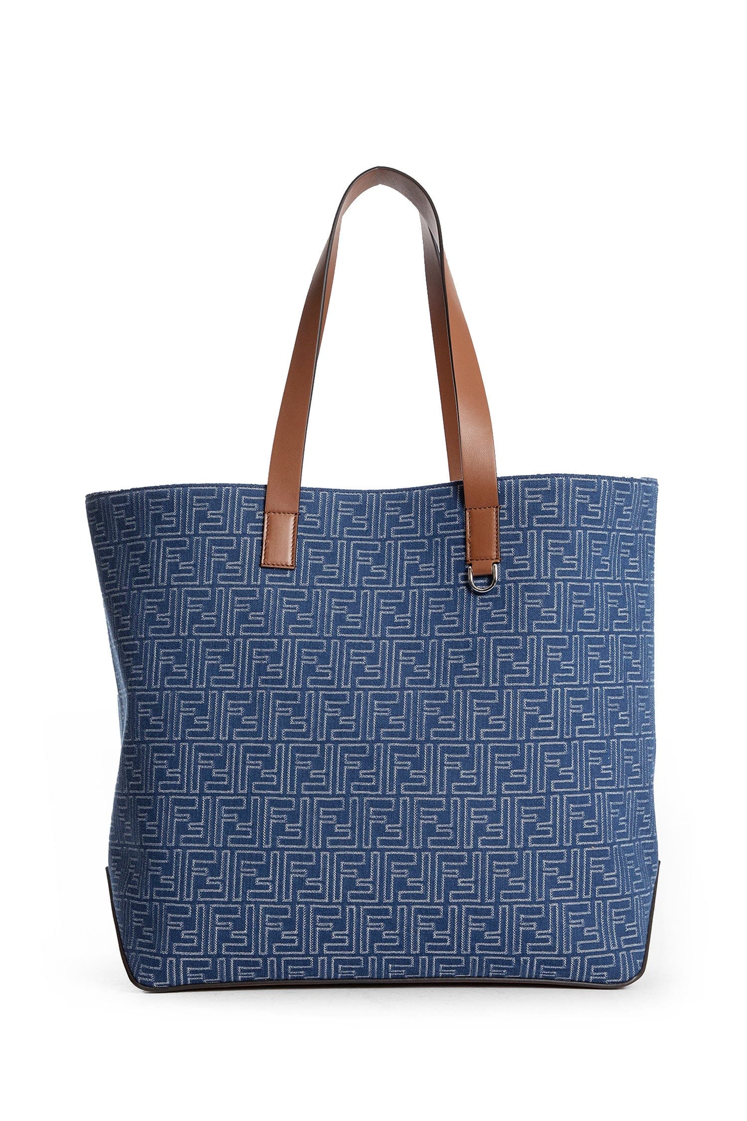 Fendi FF Denim - Effect Shopping Bag Medium
